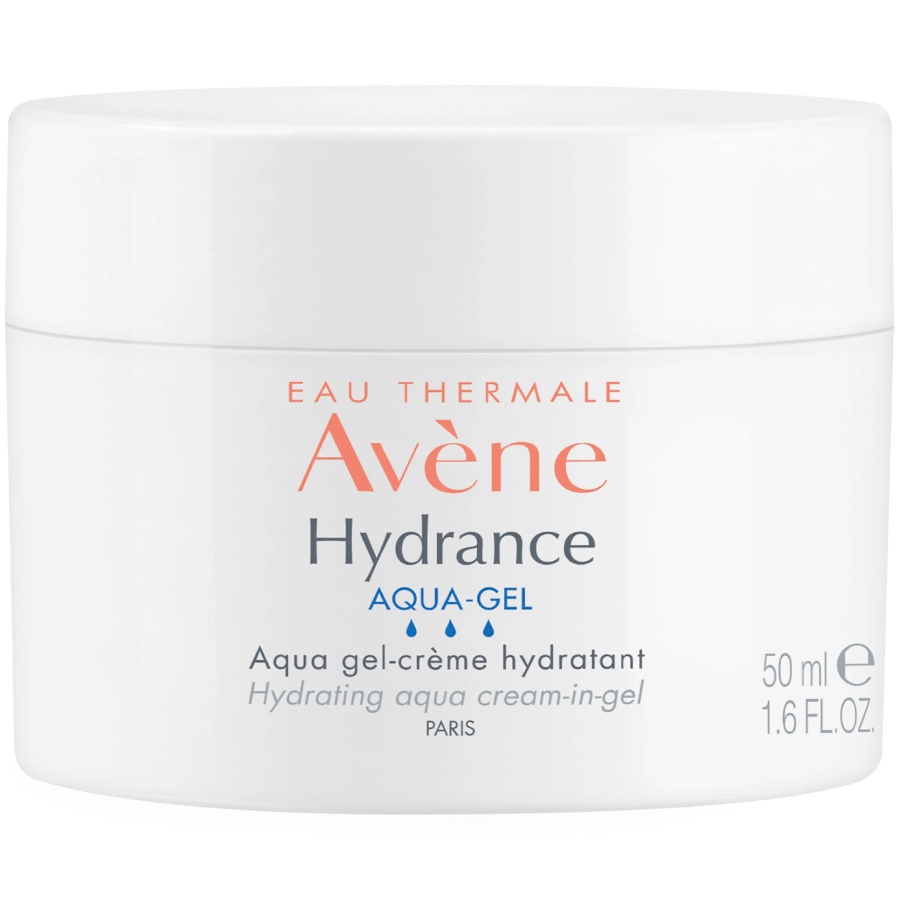 Avene Hydrance Aqua-Gel Face Cream Ενυδατική Κρέμα Προσώπου, Λαιμού & Ματιών για Ευαίσθητες, Αφυδατωμένες Επιδερμίδες 50ml
