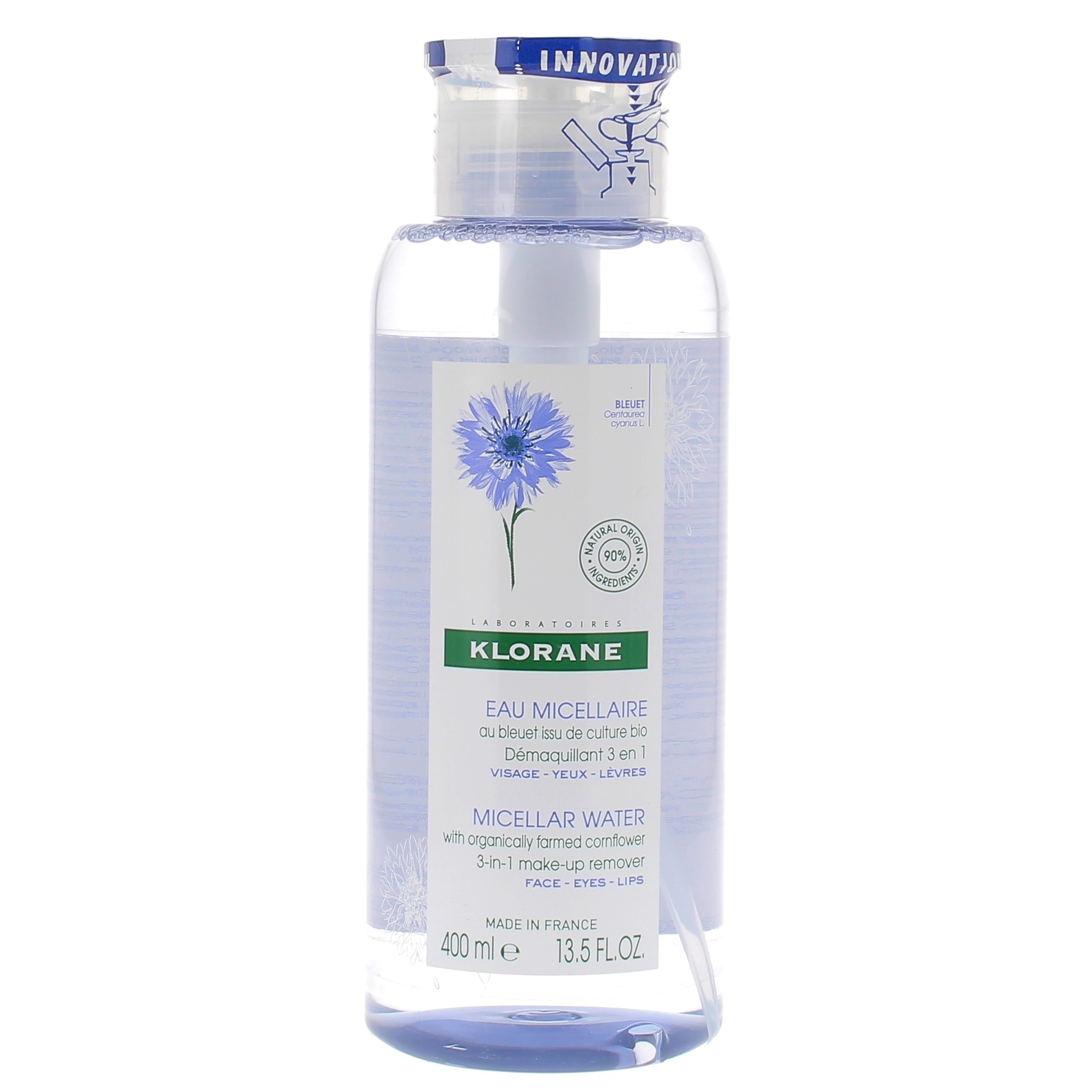 Klorane Demaquillant Apaisante Απαλό Νερό Καθαρισμού 400ml