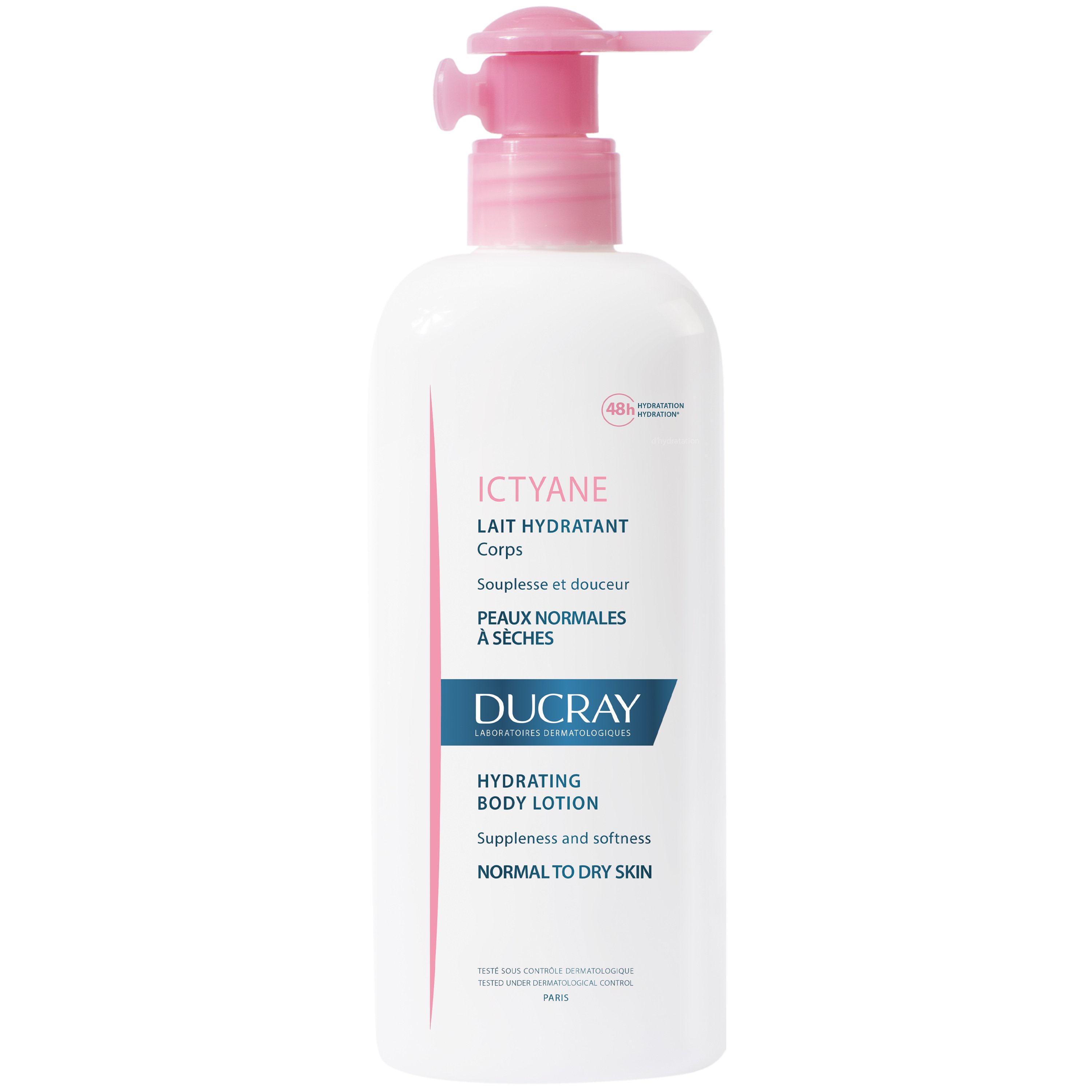 Ducray Ictyane Lait Hydratant Corps Normal to Dry Skin Ενυδατικό Γαλάκτωμα Σώματος Κανονικό προς Ξηρό Δέρμα 400ml
