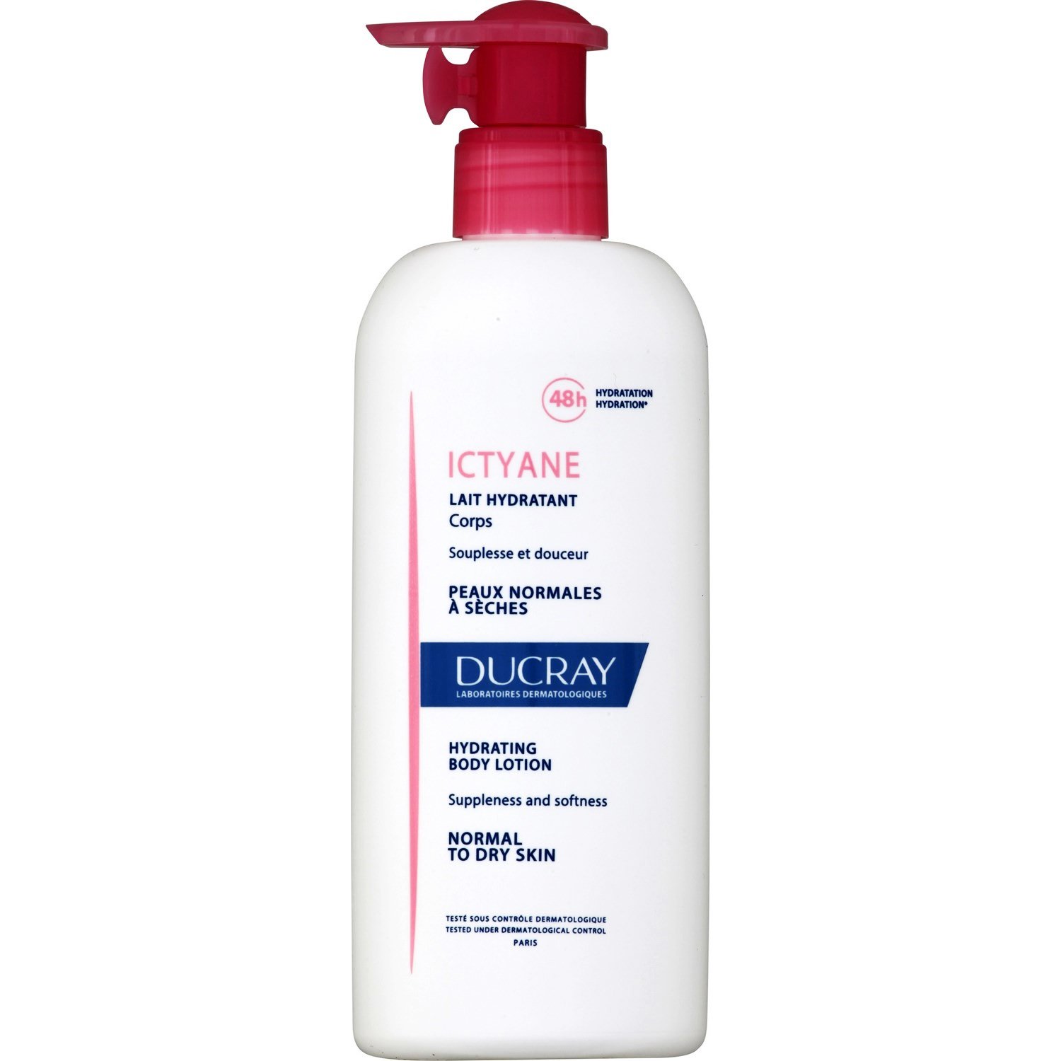 Ducray Ictyane Lait Hydratant Corps Normal to Dry Skin Ενυδατικό Γαλάκτωμα Σώματος Κανονικό προς Ξηρό Δέρμα 400ml