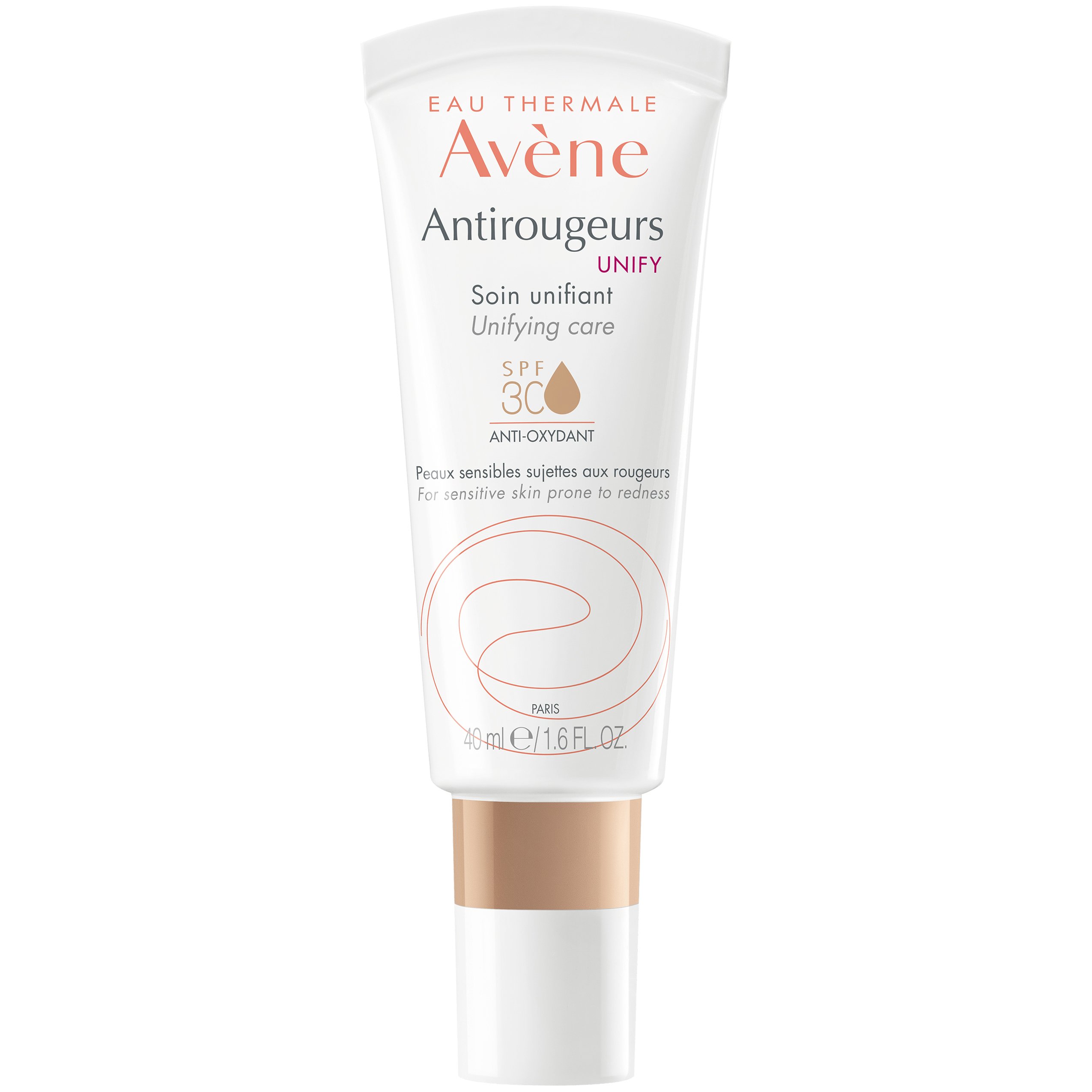 Avene Antirougeurs Unify Soin Unifiant Spf30 Φροντίδα Ομοιομορφίας στο Ευαίσθητο με Τάση για Κοκκινίλες Δέρμα 40ml