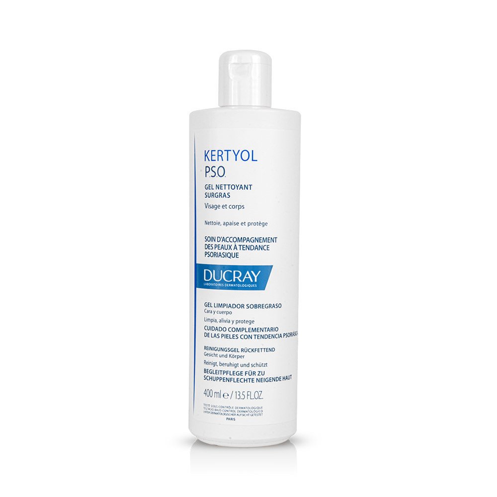 Ducray Kertyol P.S.O. Gel Nettoyant Surgras Εξαιρετικά Πλούσιο Gel Καθαρισμού για το Ατοπικό Δέρμα με Τάση Ψωρίασης 400ml