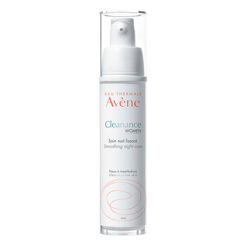 Avene Cleanance Women Smoothing Night Cream Φροντίδα Νύχτας που Καταπολεμά Σημάδια και Ατέλειες της Γυναικείας Επιδερμίδας 30ml