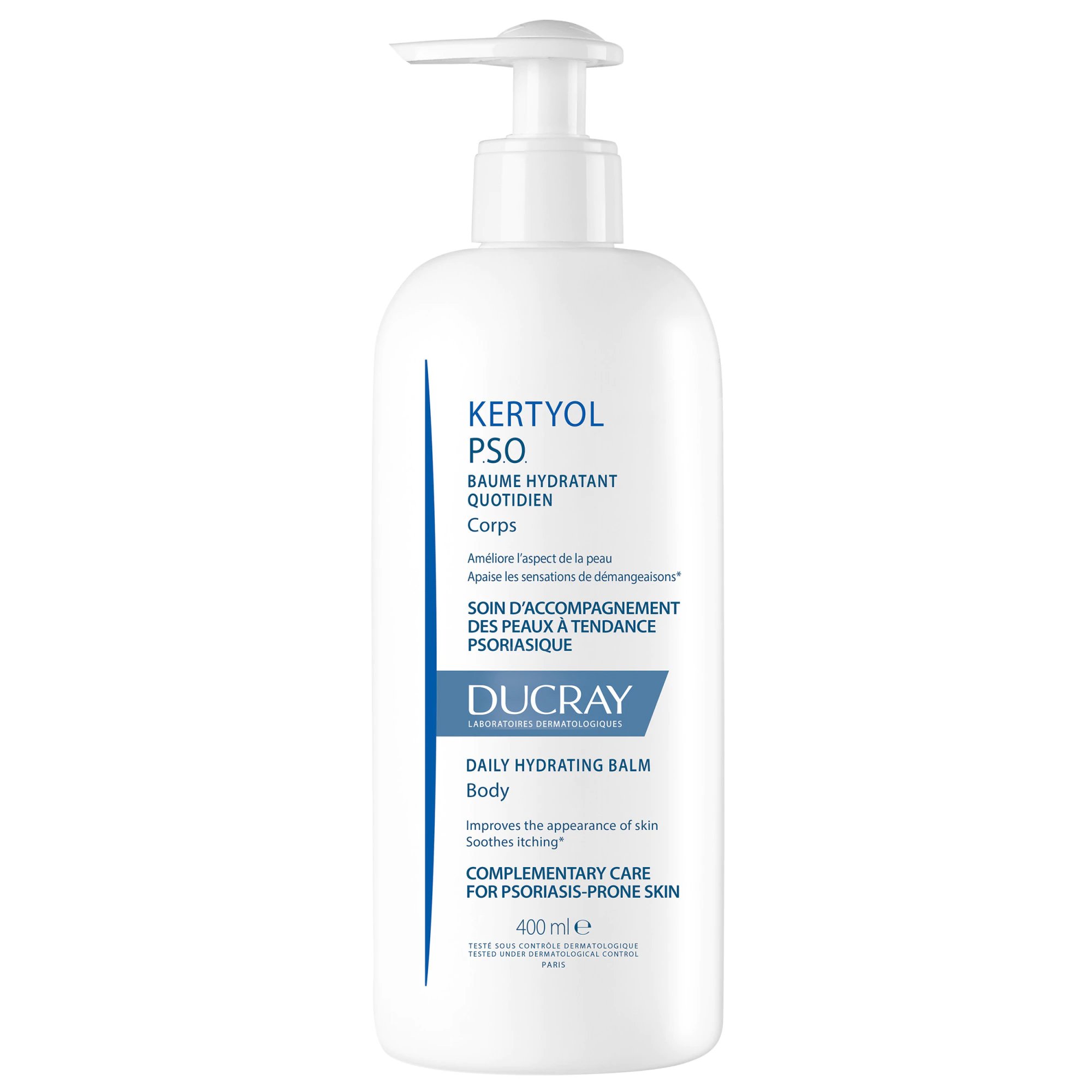 Ducray Kertyol PSO Daily Hydrating Balm Ενυδατικό Βάλσαμο Σώματος για Δέρμα με Τάση Ψωρίασης 400ml