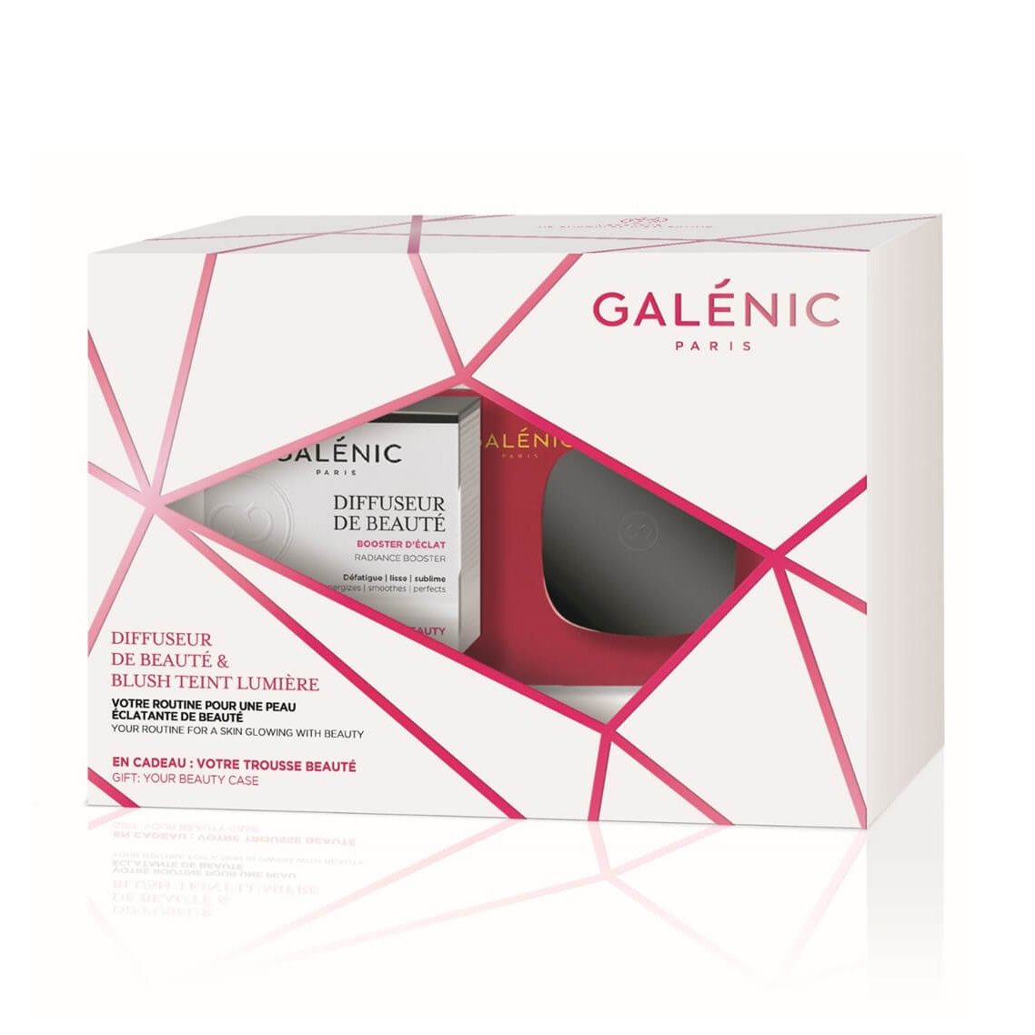 Galenic Πακέτο Προσφοράς Diffuseur De Beaute Radiance Booster 50ml & Δώρο Teint Lumiere Blush Creme Rose 5gr & Νεσεσέρ
