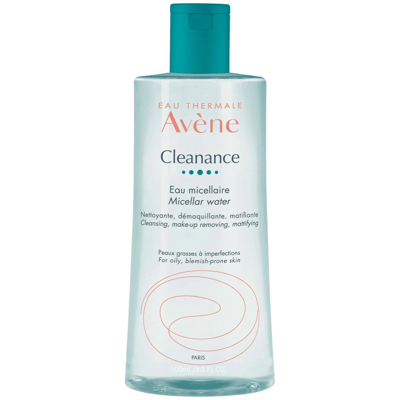 Avene Cleanance Eau Micellar Water για τον Καθαρισμό Προσώπου & Ματιών Χωρίς Ξέπλυμα Travel Size 100ml