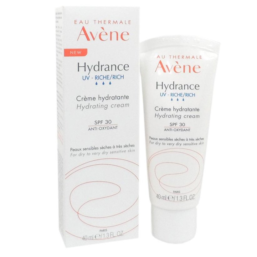 Avene Hydrance UV Riche Cream Spf30 Ενυδατική Κρέμα Πλούσιας Υφής για Ξηρές & Πολύ Ξηρές Επιδερμίδες 40ml