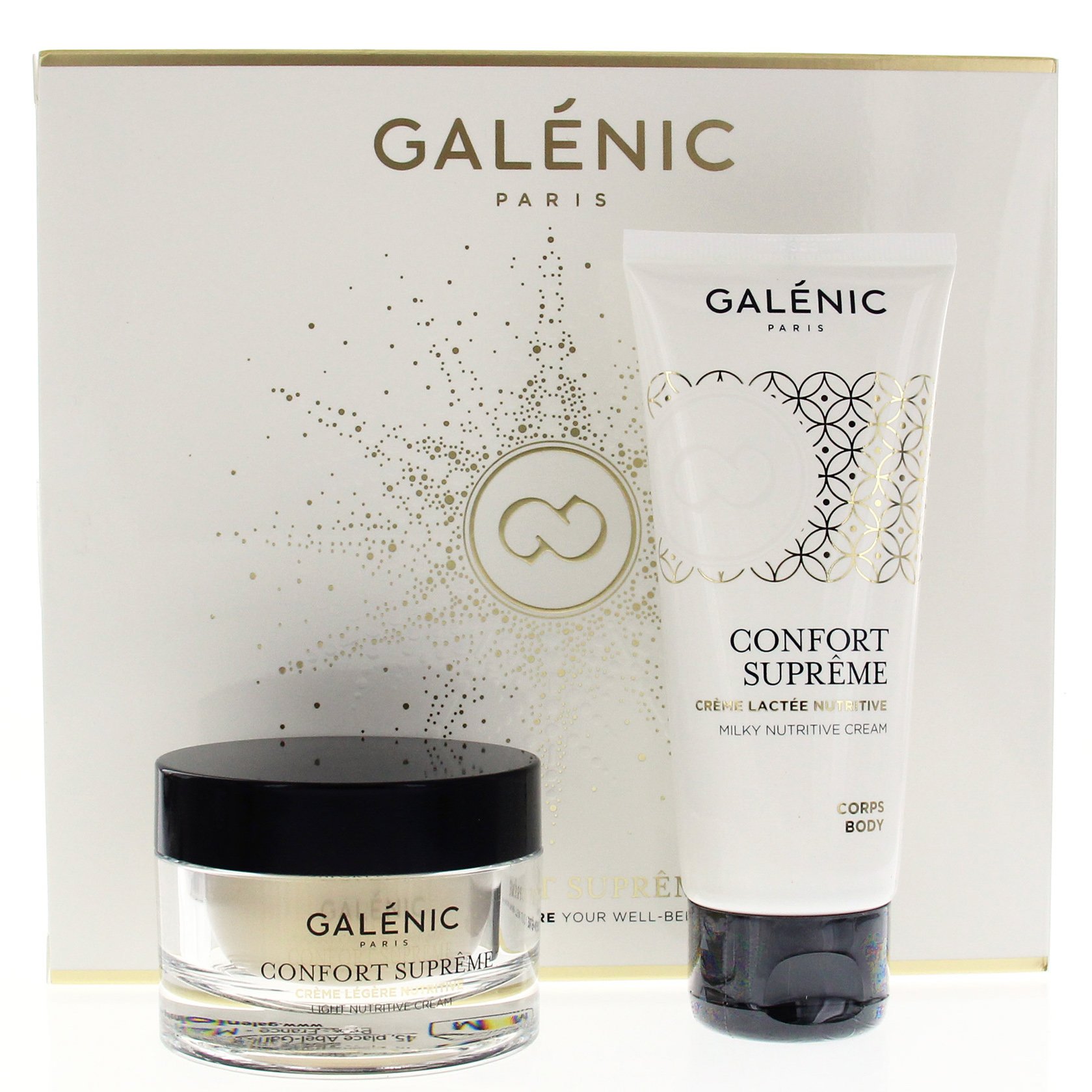 Galenic Πακέτο Προσφοράς Confort Supreme Light Nutritive Cream PNM 50ml & Δώρο Confort Supreme Milky Nutritive Body Cream 100ml