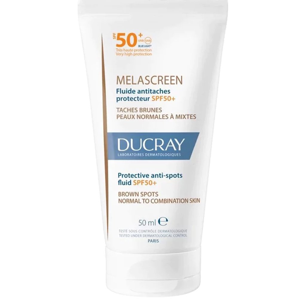Ducray Melascreen Anti-Spot Fluid Spf50+, Αντηλιακή Λεπτόρευστη Κρέμα Πολύ Υψηλής Προστασίας για Κανονικό - Μικτό Δέρμα Κατά των Κηλίδων 50ml 55698