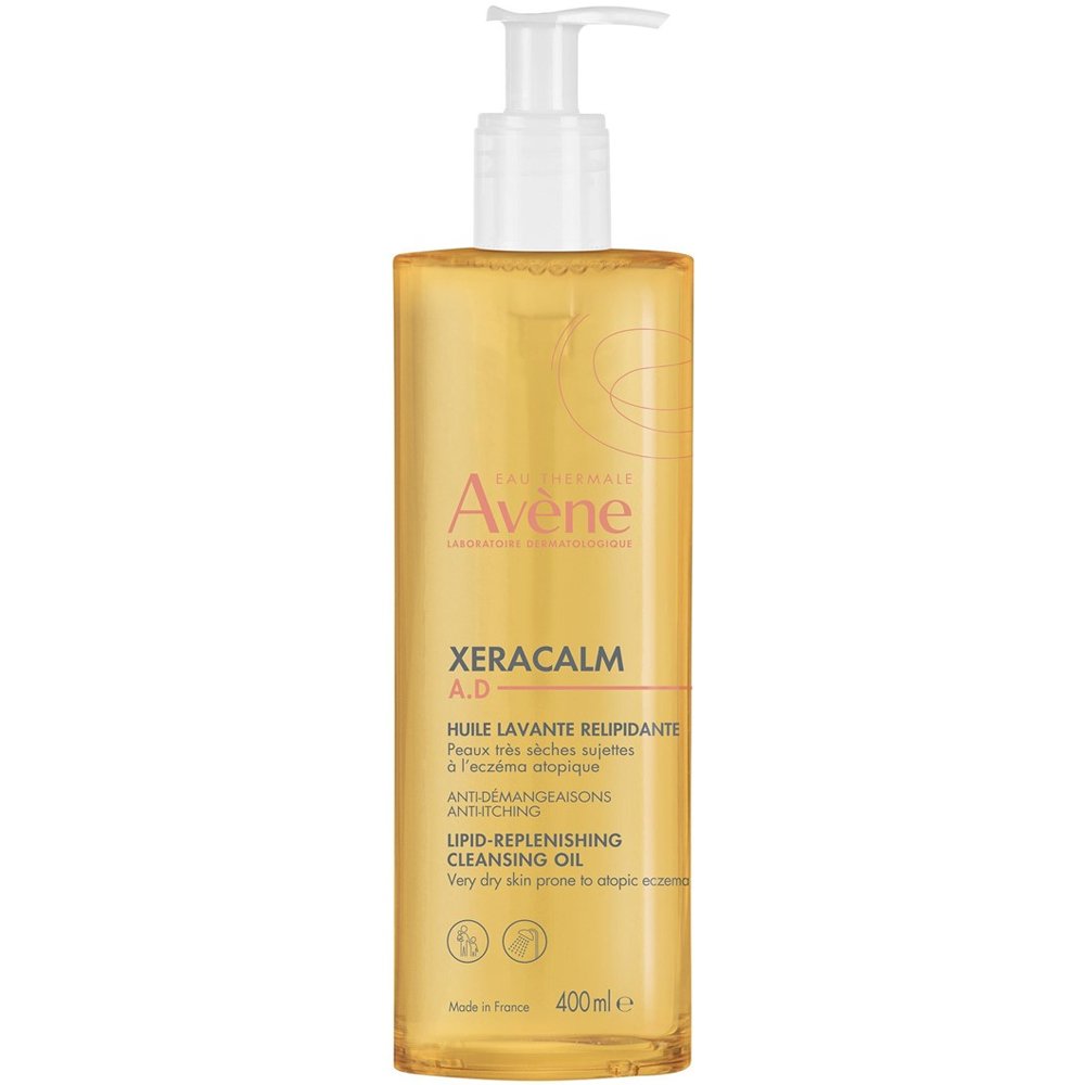 Avène Avene Xeracalm A.D Huile Lavante Relipidante Λάδι Καθαρισμού Επαναλιπίδωσης για το Πολύ Ξηρό Δέρμα με Τάση Ατοπίας με Αντλία 400ml