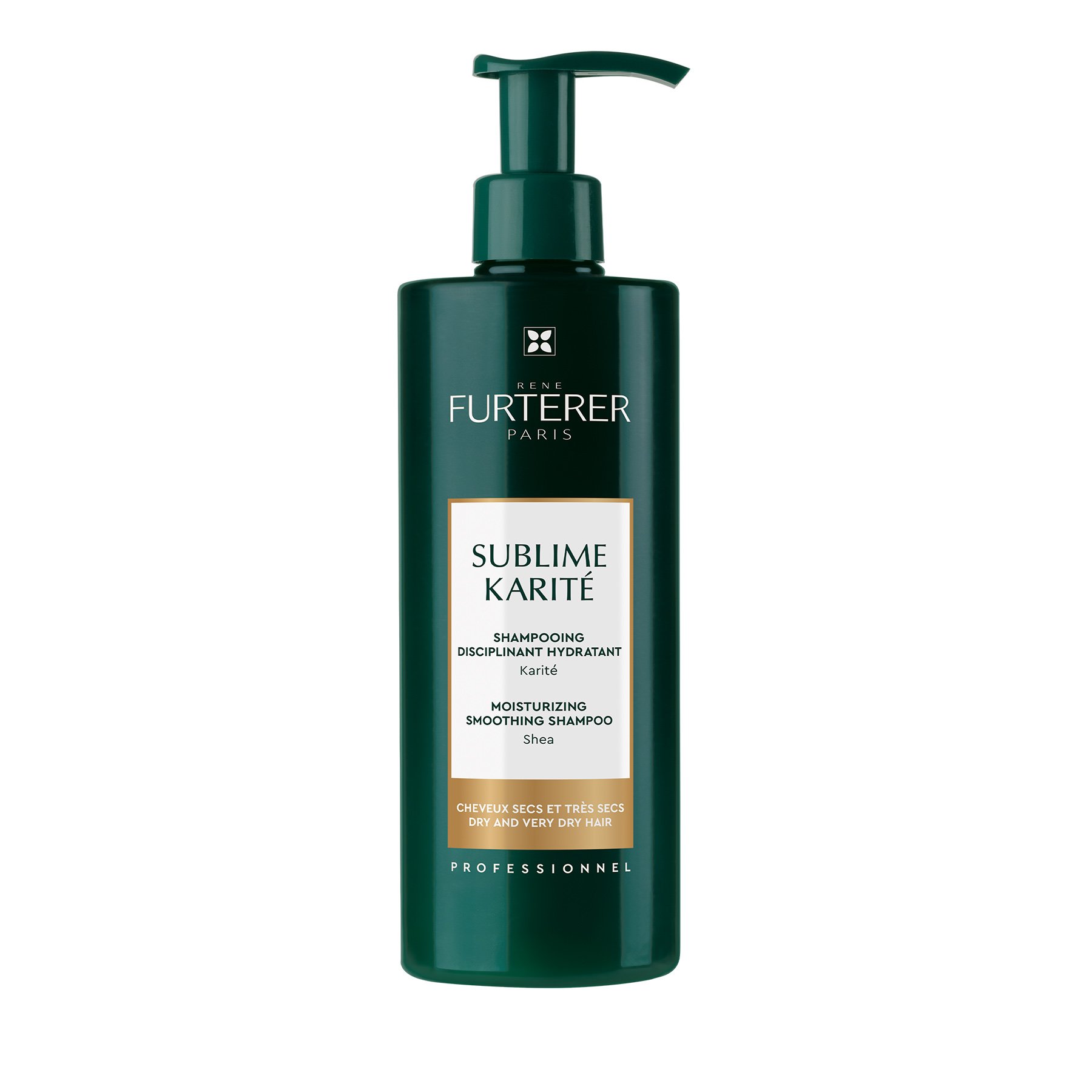 Rene Furterer Rene Furterer Sublime Karite Moisturizing Smoothing Shampoo Ενυδατικό Σαμπουάν Λείανσης για Ξηρά & Πολύ Ξηρά Μαλλιά με Αντλία 500ml