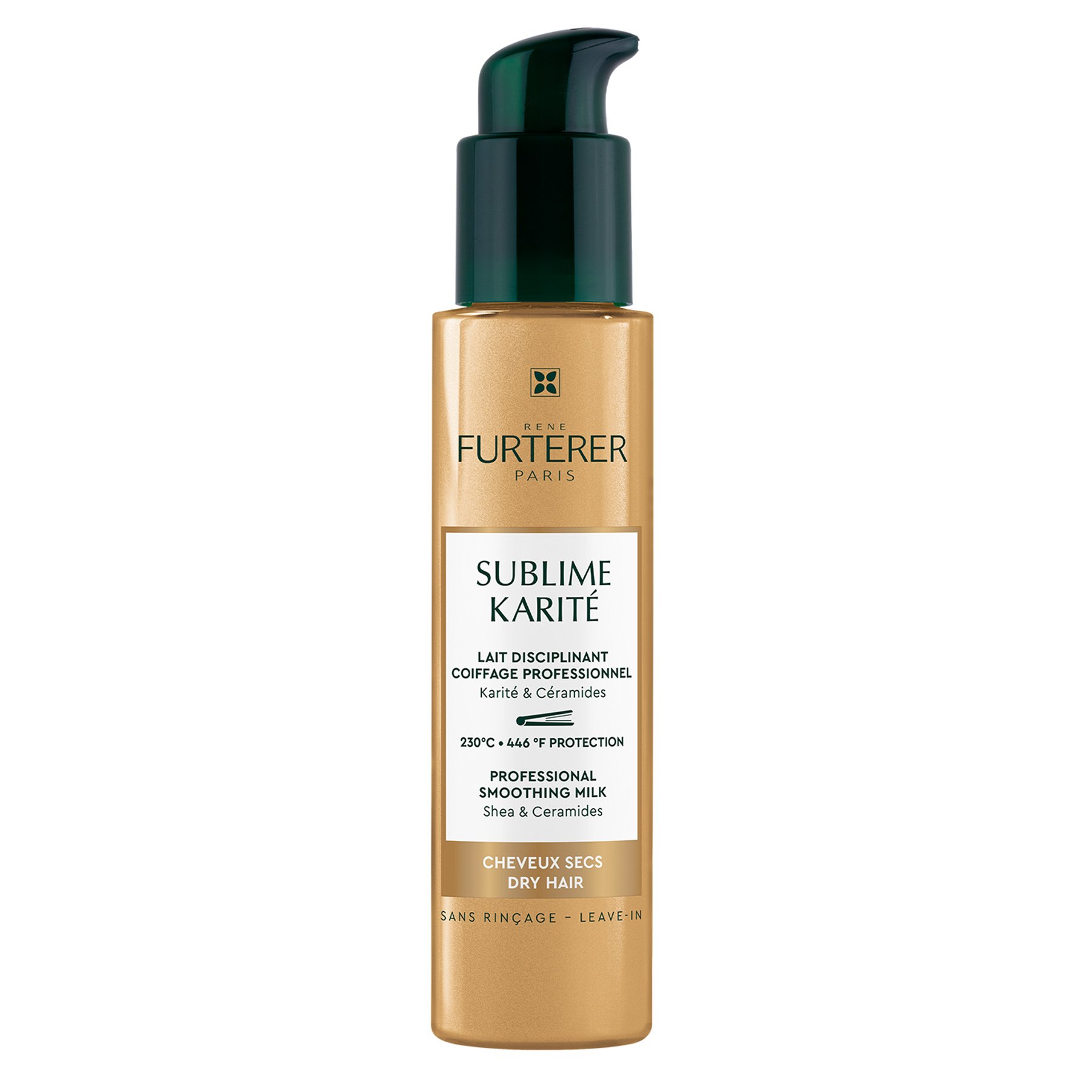 Rene Furterer Rene Furterer Professional Smoothing Milk Επαγγελματική Κρέμα Μαλλιών Χωρίς Ξέβγαλμα με Βούτυρο Καριτέ 100ml