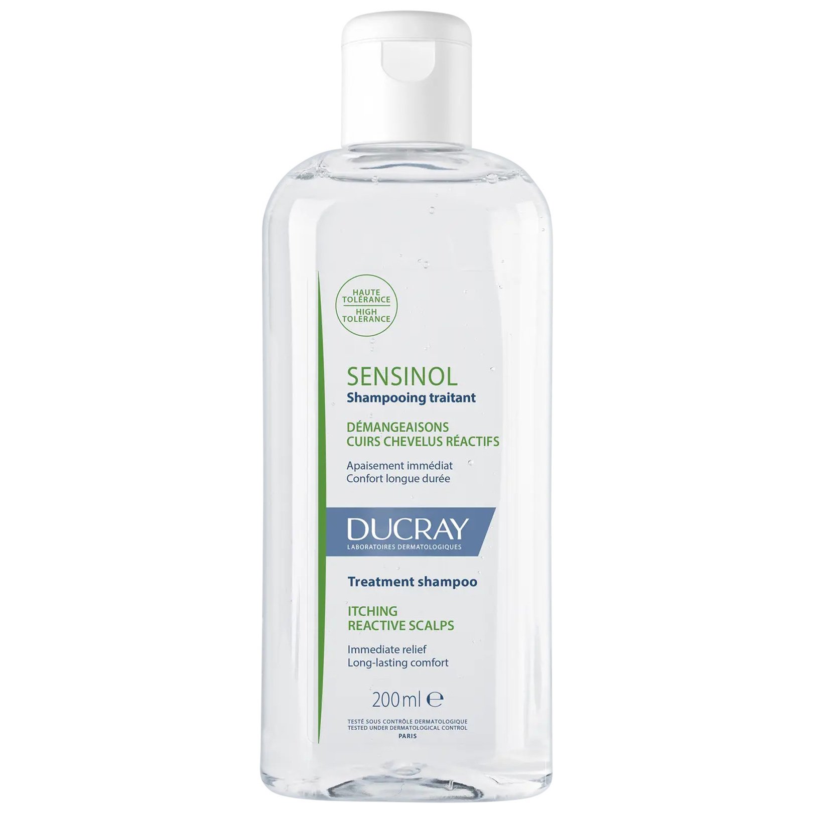Ducray Sensinol Treatment Shampoo for Itching Reactive Scalps Φυσιοπροστατευτικό Σαμπουάν που Καταπραΰνει από τον Κνησμό 200ml