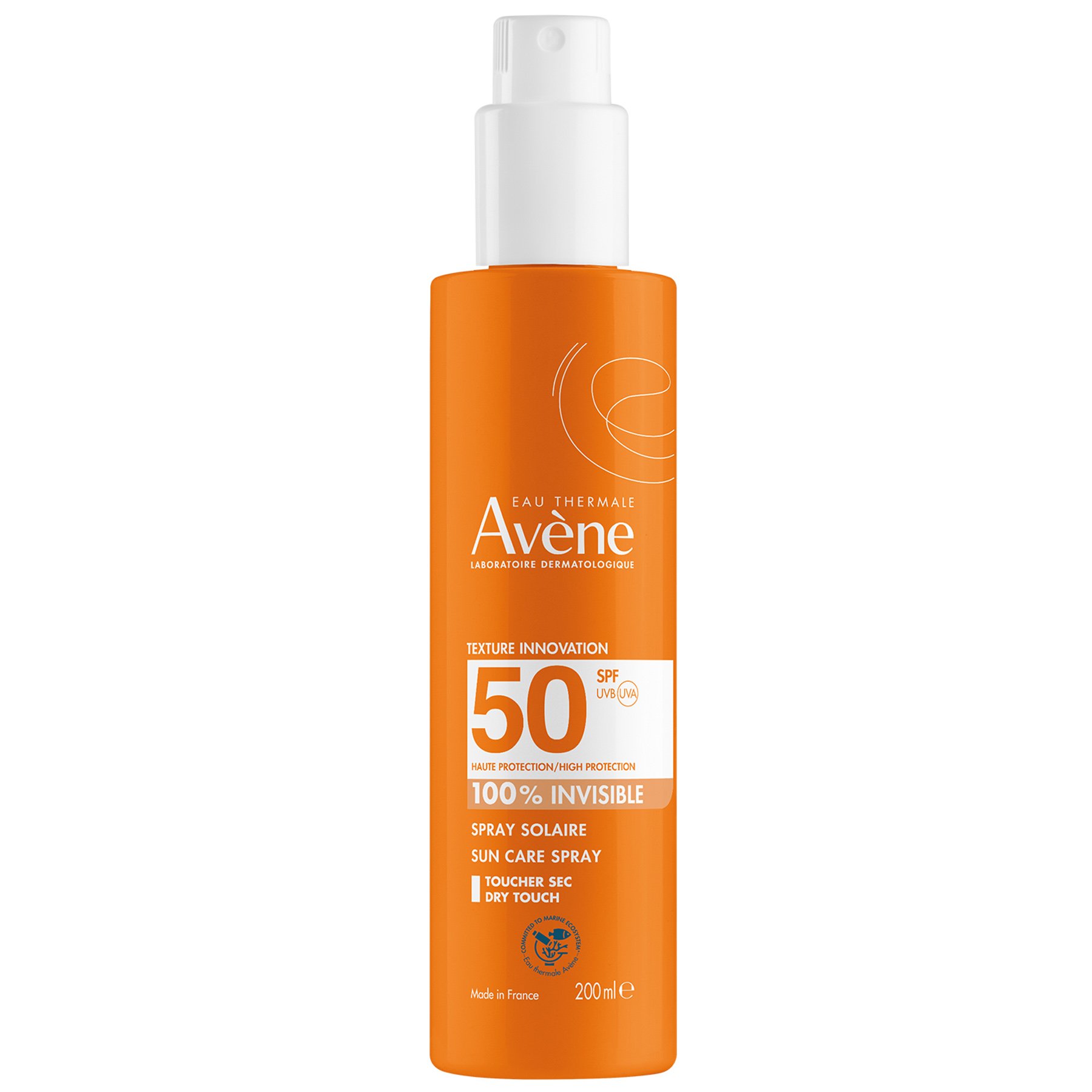 Avène Avene Invisible Sun Care Spray Spf50, Αντηλιακό Σπρέι Υψηλής Προστασίας με Αόρατο Τελείωμα 200ml