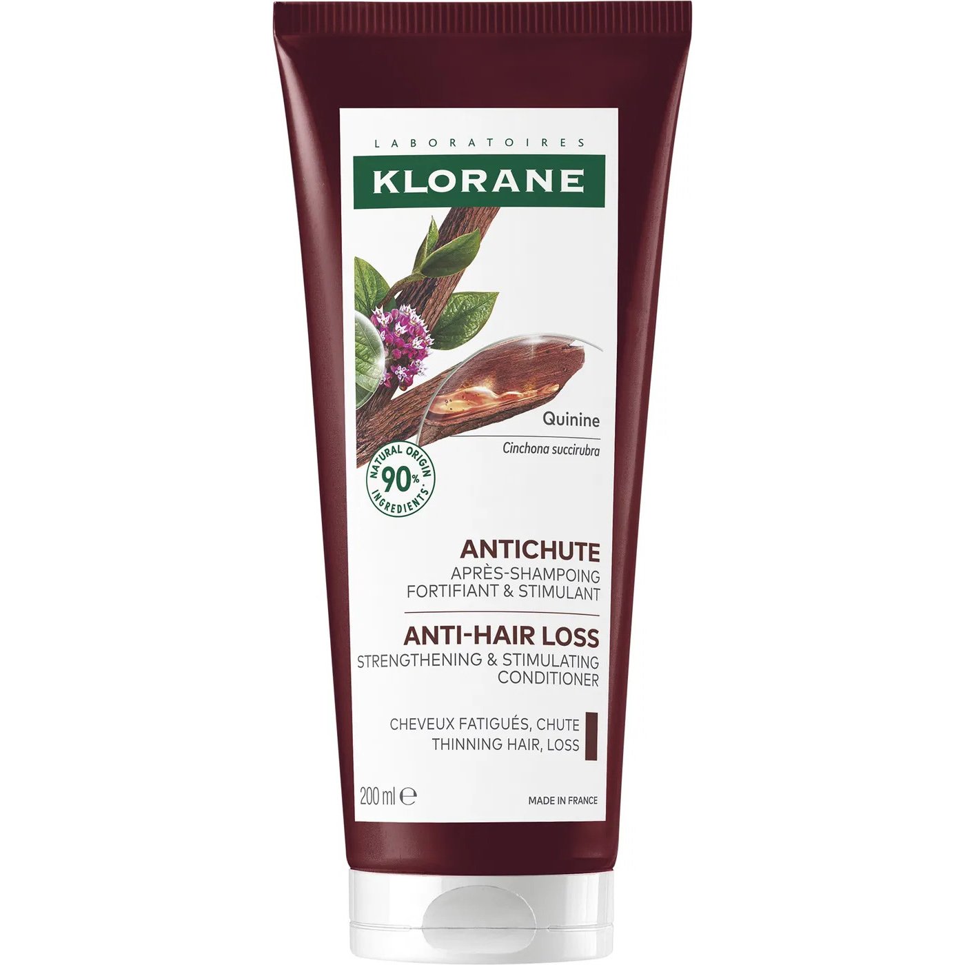 Klorane Klorane Anit-Hair Loss Strengthening & Stimulating Conditioner Δυναμωτική & Αναζωογονητική Μαλακτική Κρέμα Μαλλιών Κατά της Τριχόπτωσης με Κινίνη 200ml