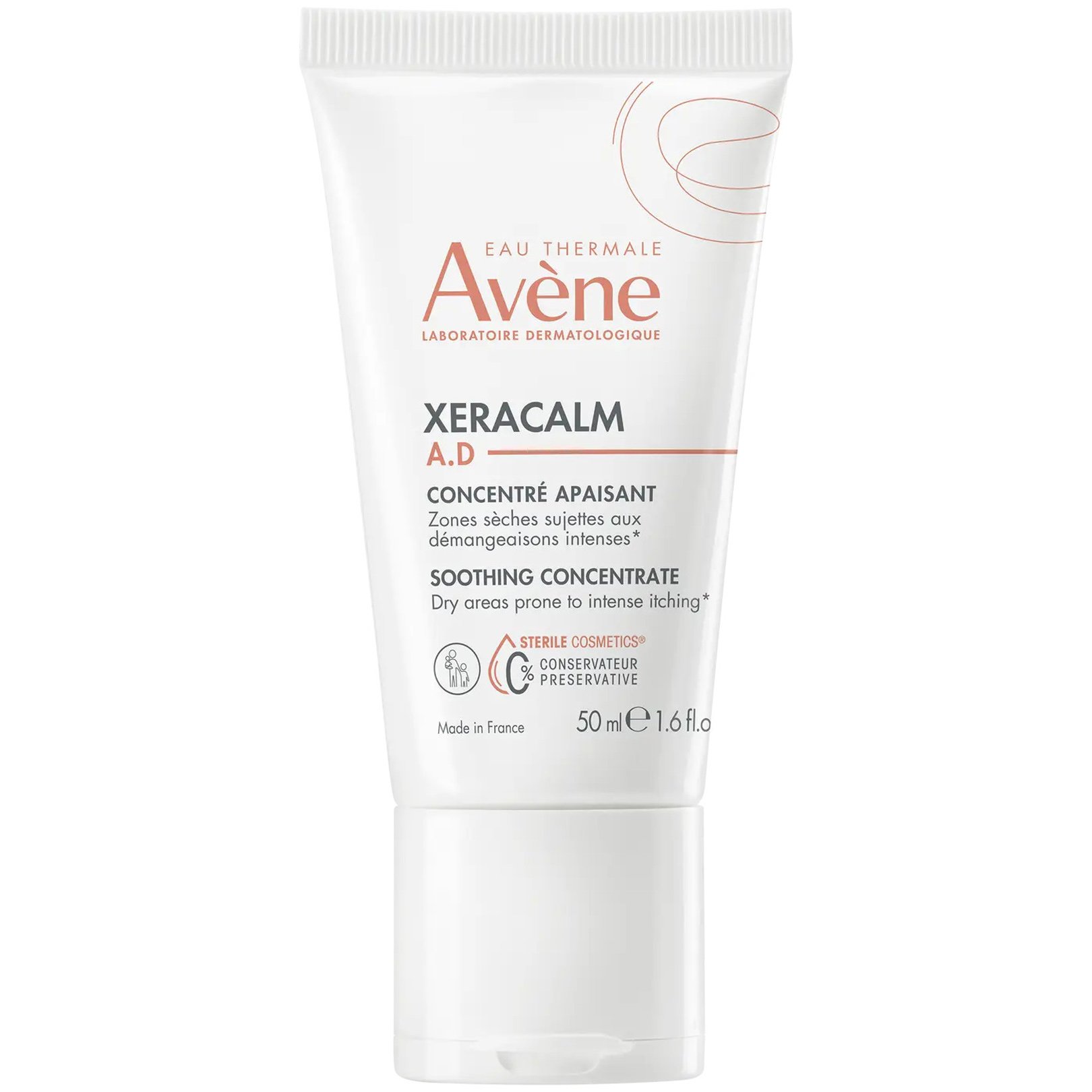 Avene Xeraclam A.D Soothing Concentrate 40ml,Συμπυκνωμένή Καταπραϋντική Κρέμα που Επανορθώνει, Θρέφει & Καταπραΰνει τις Ξηρές Ζώνες του Δέρματος