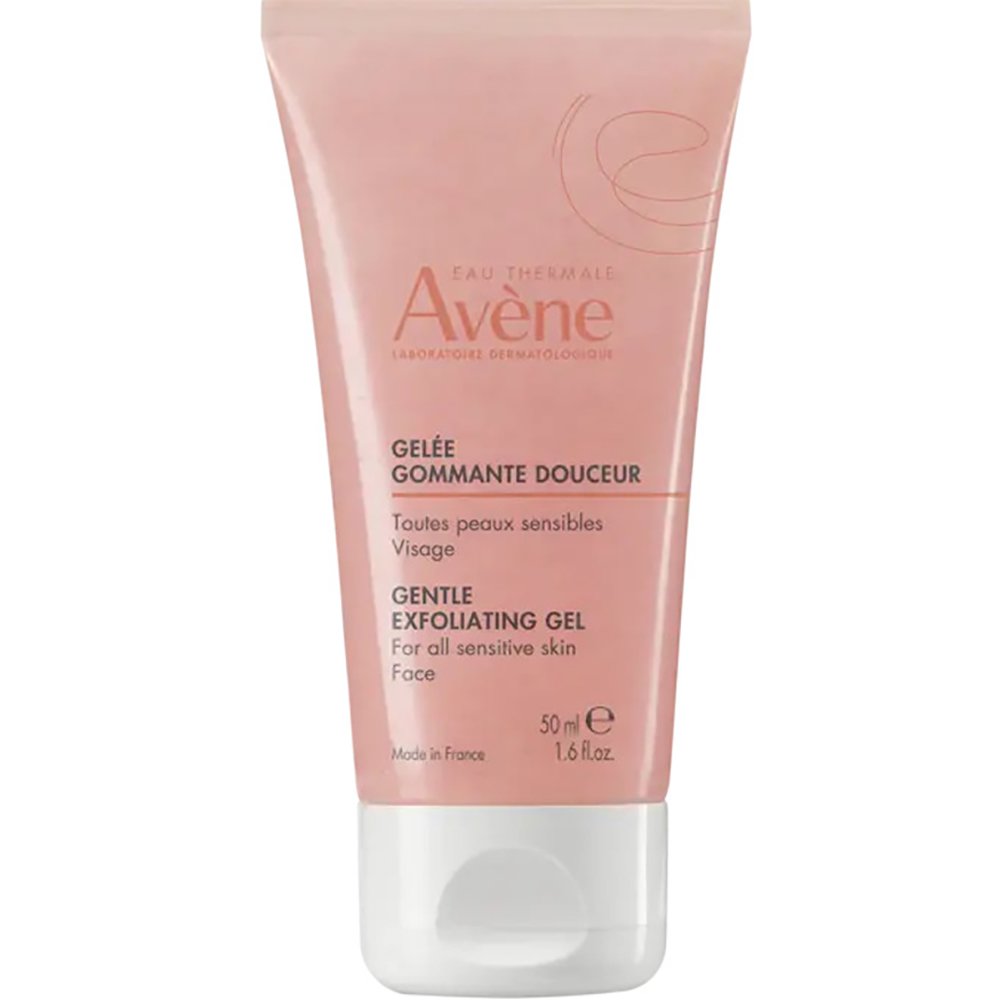 Avene Gentle Exfoliating Sensitive Skin Face Gel Απαλό Απολεπιστικό Gel Προσώπου που Αφαιρεί τα Νεκρά Κύτταρα, Εξυγιαίνει & Χαρίζει Λάμψη στο Ευαίσθητο Δέρμα 50ml