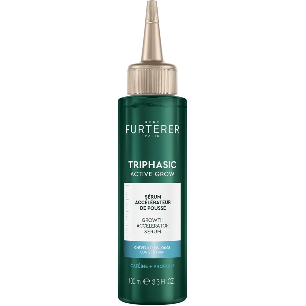Rene Furterer Triphasic Active Grow Serum Ορός Ενεργοποίησης & Επιτάχυνσης της Ανάπτυξης των Μαλλιών με Καφεΐνη & Πρόπολη 100ml