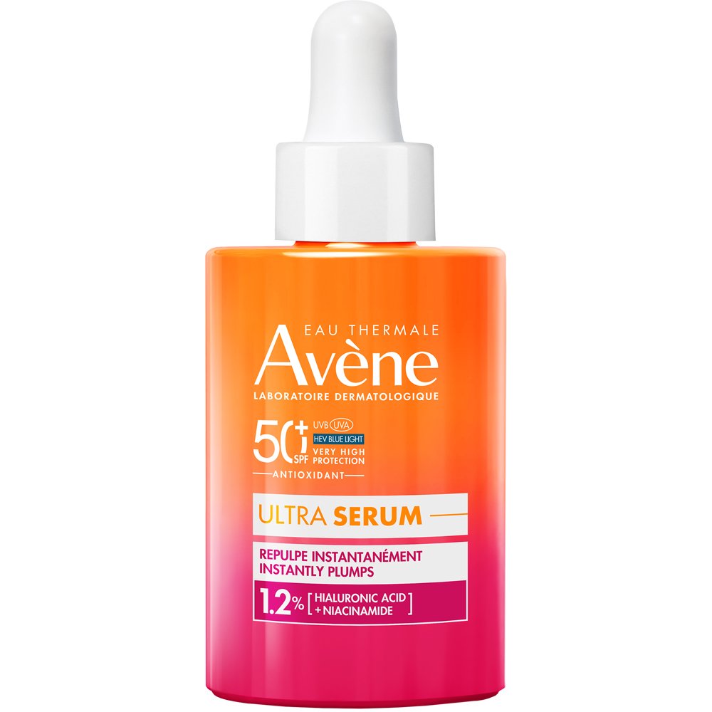Avene Instant Plump Spf50+, 1.2% Hyaluronic Acid & Niacinamide Ultra Serum Αντιγηραντικός Ορός Προσώπου Άμεσης Σύσφιξης Πολύ Υψηλής Προστασίας με Υαλουρονικό Οξύ & Νιασιναμίδη 30ml