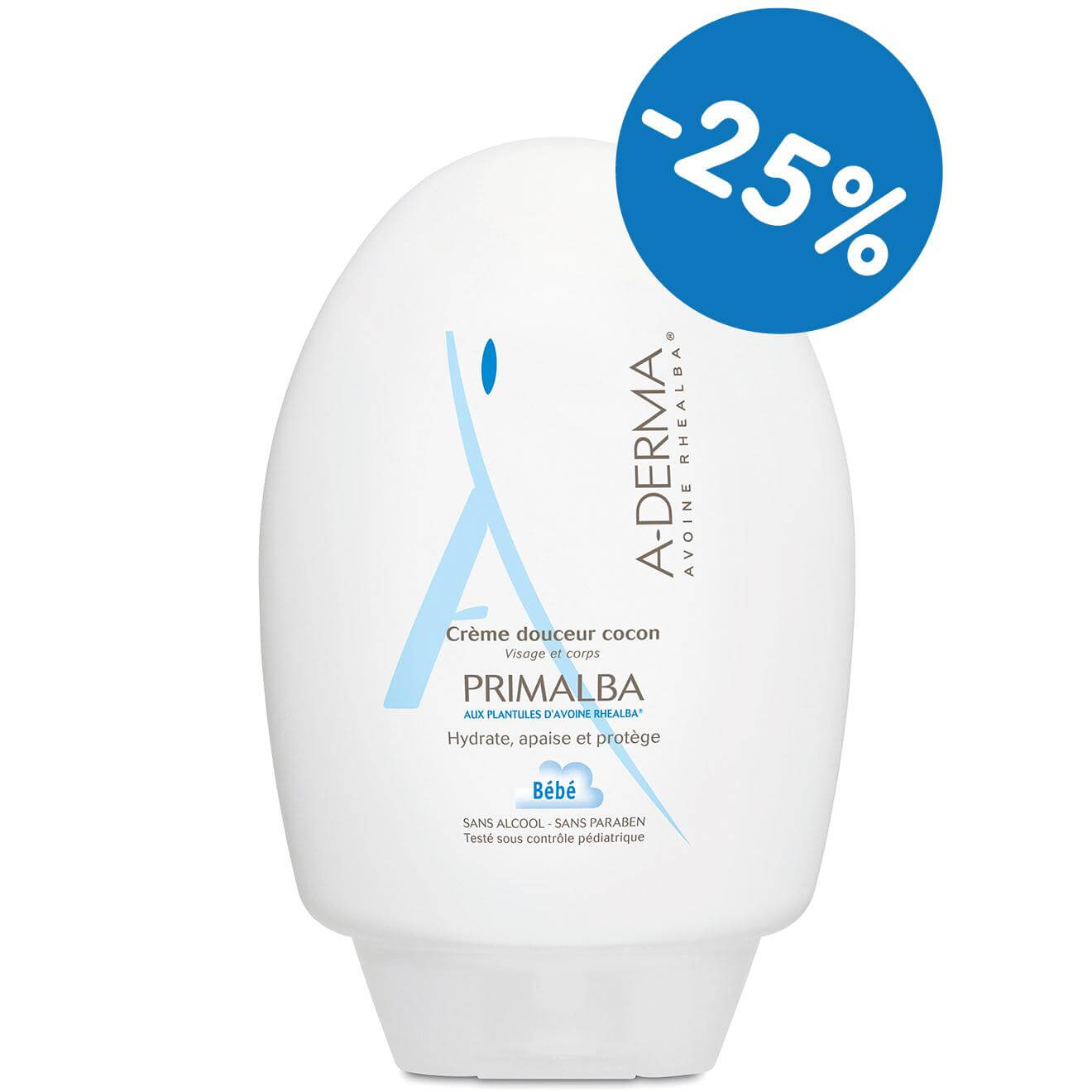 A-Derma Primalba Creme Douceur Cocon, Απαλή Βρεφική Κρέμα Σώματος 100ml Promo -25%