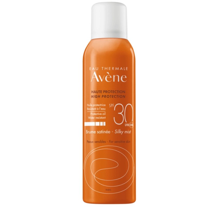 Avene Αντηλιακό Brume Satine Mist SPF30 Αόρατο Αντηλιακό Γαλάκτωμα για Πρόσωπο Σώμα Μαλλιά 150ml