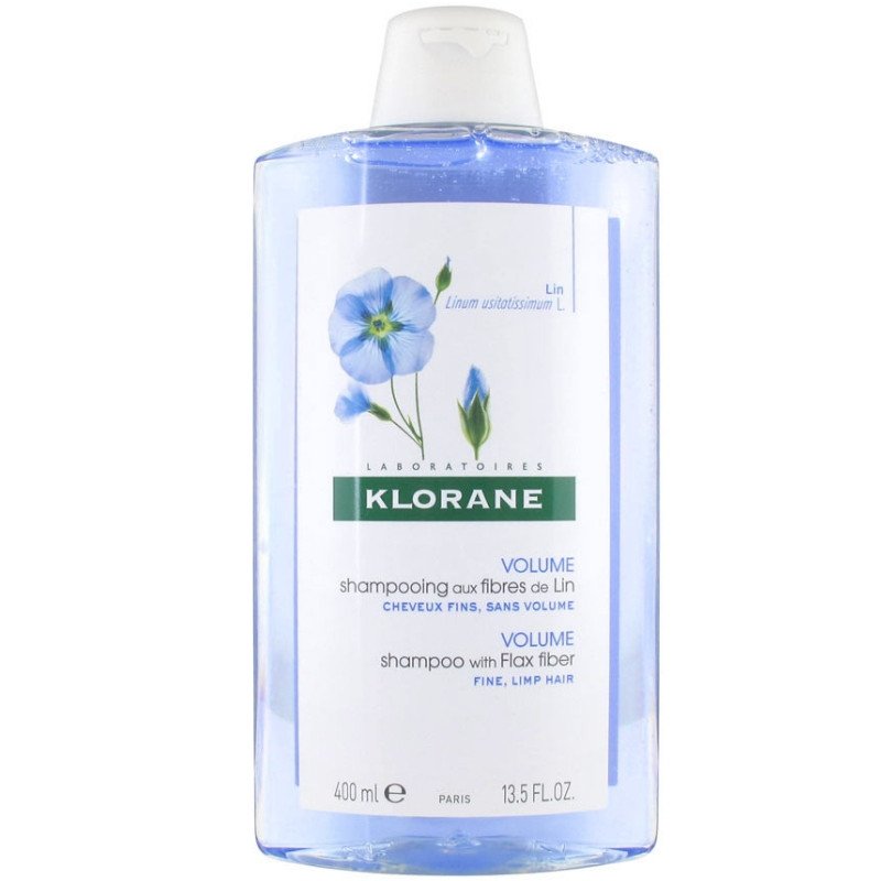 Klorane Volume Shampoo with Flax Fiber Σαμπουάν με Ίνες Λιναριού για Κράτημα & Όγκο -25%, 400ml