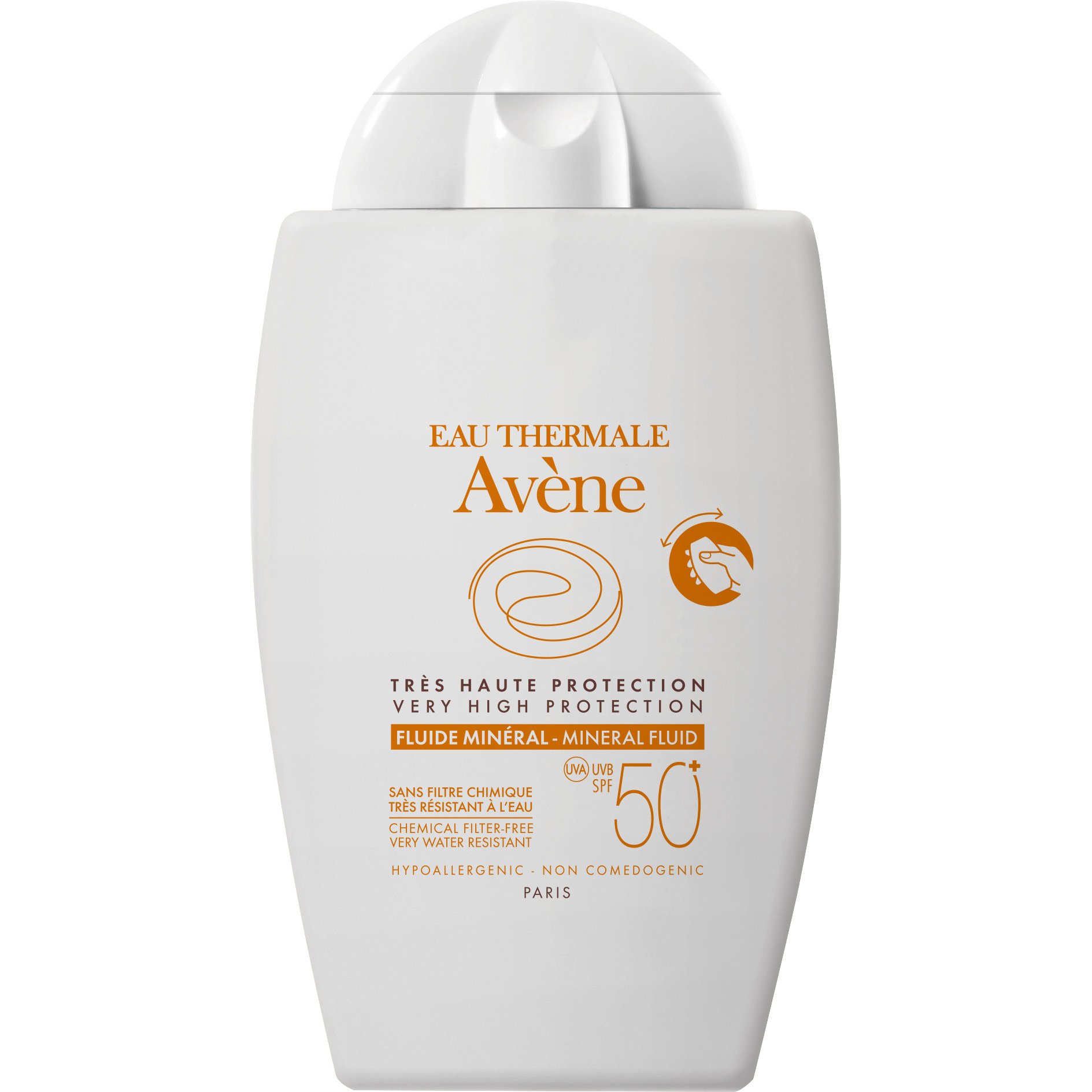 Avene Very High Protection Fluide Mineral Spf50+ Πολύ Υψηλή Αντηλιακή Προστασία της Ευαίσθητης Μη Ανεκτικής Επιδερμίδας 40ml