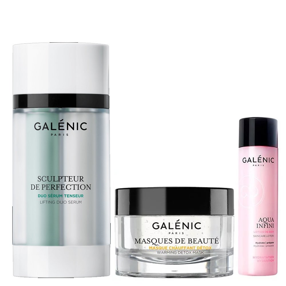 Galenic Πακέτο Προσφοράς Sculpteur de Perfection Duo Serum Tenseur 30ml & Δώρο Warming Detox Mask 15ml & Aqua Infini Lotion 40ml