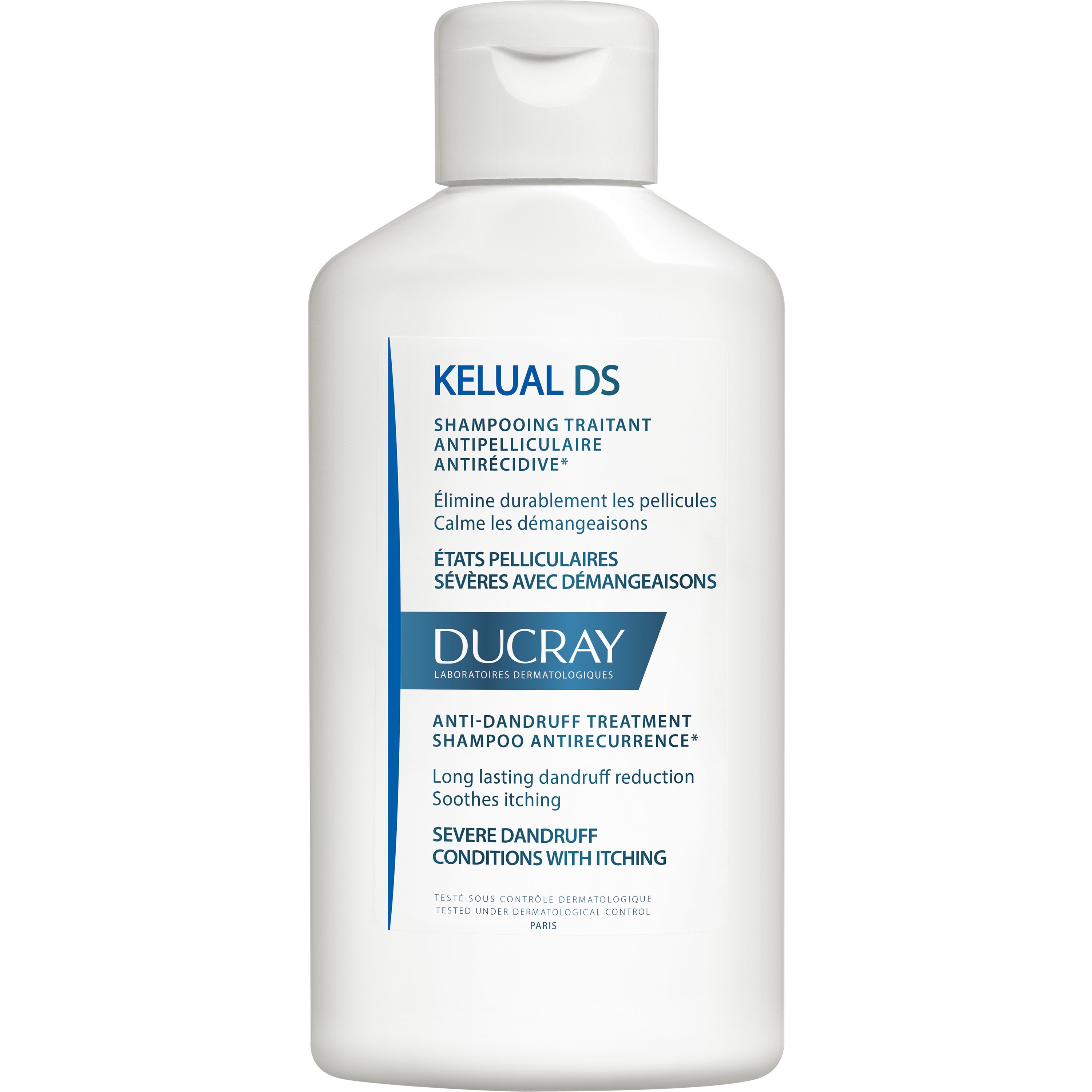 Ducray Kelual DS Shampooing 100ml,Καταπραϋντικό Σαμπουάν Κατάλληλο για Σοβαρές Απολεπιστικές Καταστάσεις