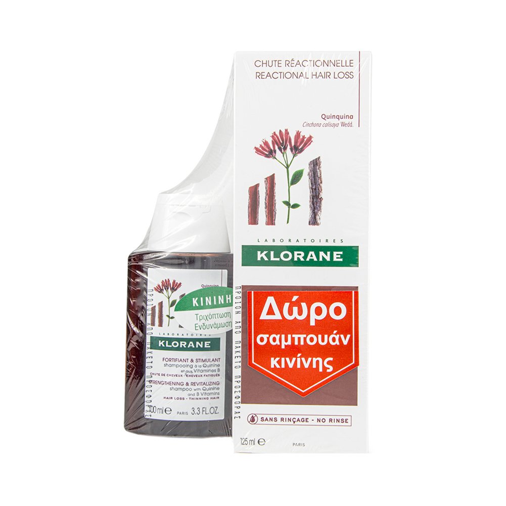 Klorane Promo Force Keratin Ορός κατά της Τριχόπτωσης 125ml & Δώρο Quinine Shampoo Σαμπουάν με Κινίνη & Βιτ. B 100ml