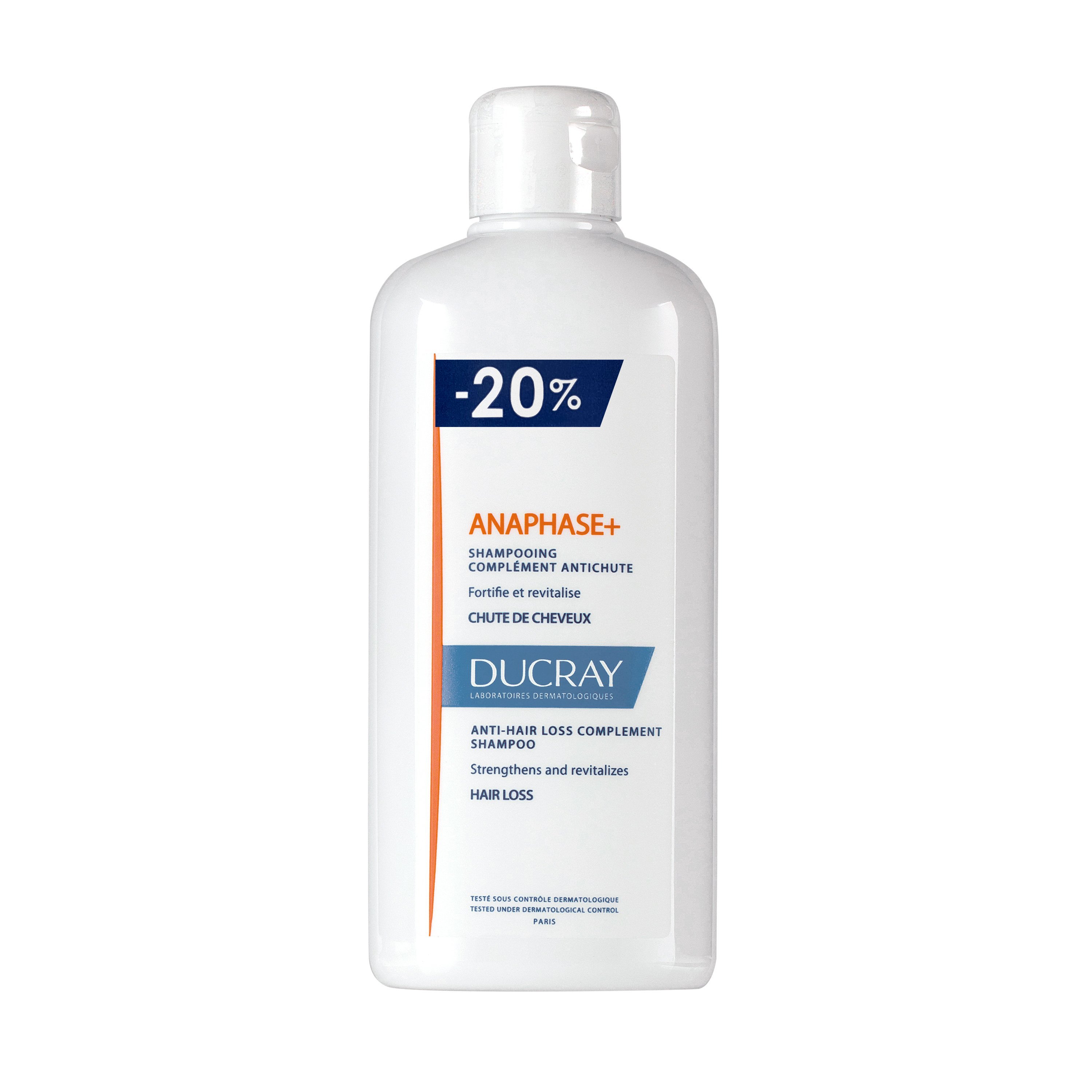 Ducray Anaphase+ Anti-Hair Loss Supplement Shampoo Δυναμωτικό – Συμπληρωματικό Σαμπουάν Κατά της Τριχόπτωσης που Χαρίζει Όγκο 400ml σε Ειδική Τιμή