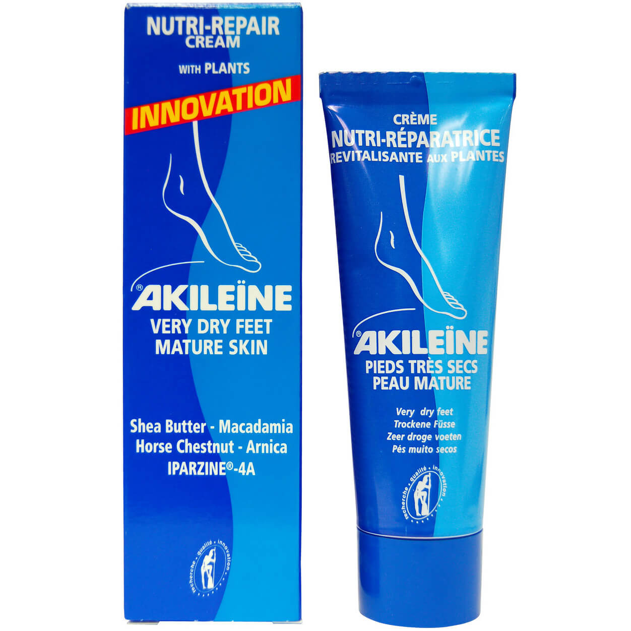 Vican Akileine Creme Very Dry Feet Ενυδατική Θρεπτική Κρέμα Κατάλληλη για Σκασμένες Πτέρνες & Περιπτώσεις Υπερκεράτωσης 100ml