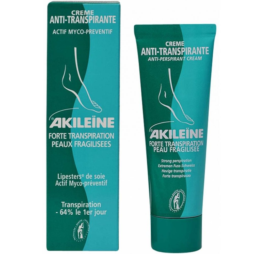 Akileine Anti-Perspirant Foot Cream Αντιιδρωτική Κρέμα Ποδιών 50ml