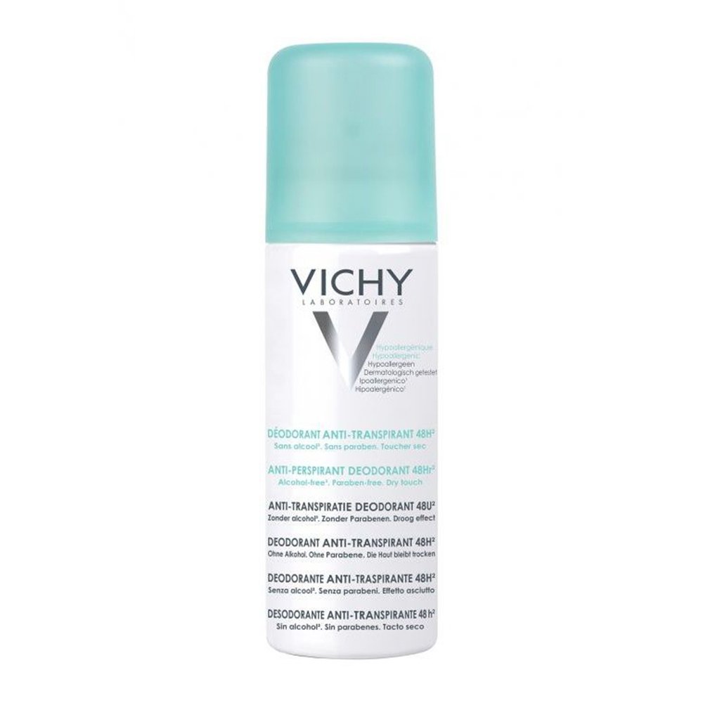 Vichy Deodorant 48h Αποσμητική Φροντίδα Κατά της Έντονης Εφίδρωσης, Χαρίζει Αίσθηση Φρεσκάδας 125ml