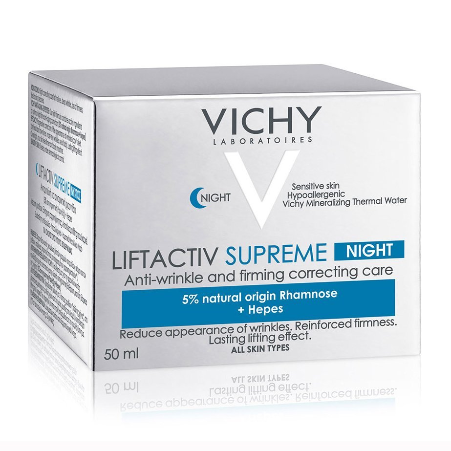 Vichy Liftactiv Supreme Night Αντιρυτιδική & Συσφικτική Κρέμα Νύχτας, Lifting Μεγάλης Διάρκειας 50ml