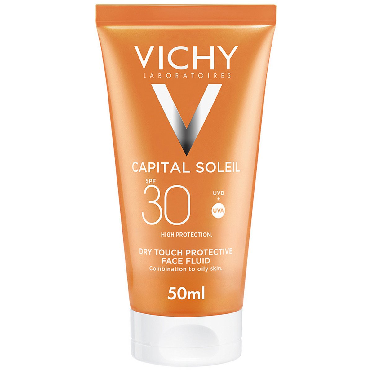 Vichy Vichy Capital Soleil Spf30 Dry Touch Emulsion Αντηλιακή Λεπτόρρευστη Κρέμα Προσώπου Υψηλής Προστασίας για Ματ Αποτέλεσμα 50ml
