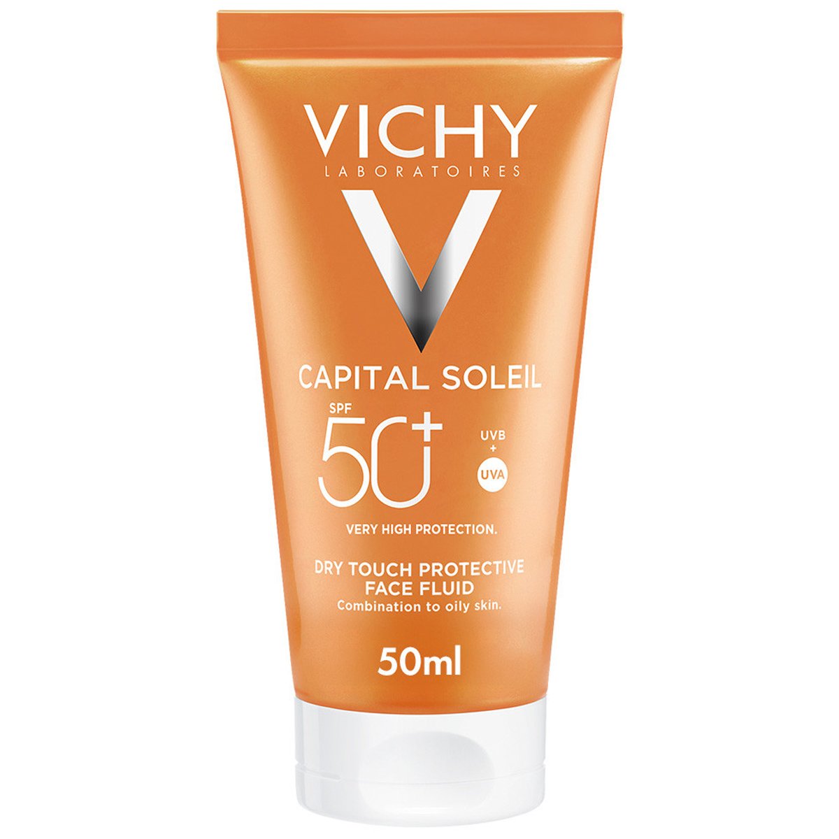 Vichy Vichy Capital Soleil Emulsion Dry Touch Cream Spf50 Αντηλιακή Λεπτόρρευστη Κρέμα Προσώπου Υψηλής Προστασίας & για Ματ Αποτέλεσμα 50ml
