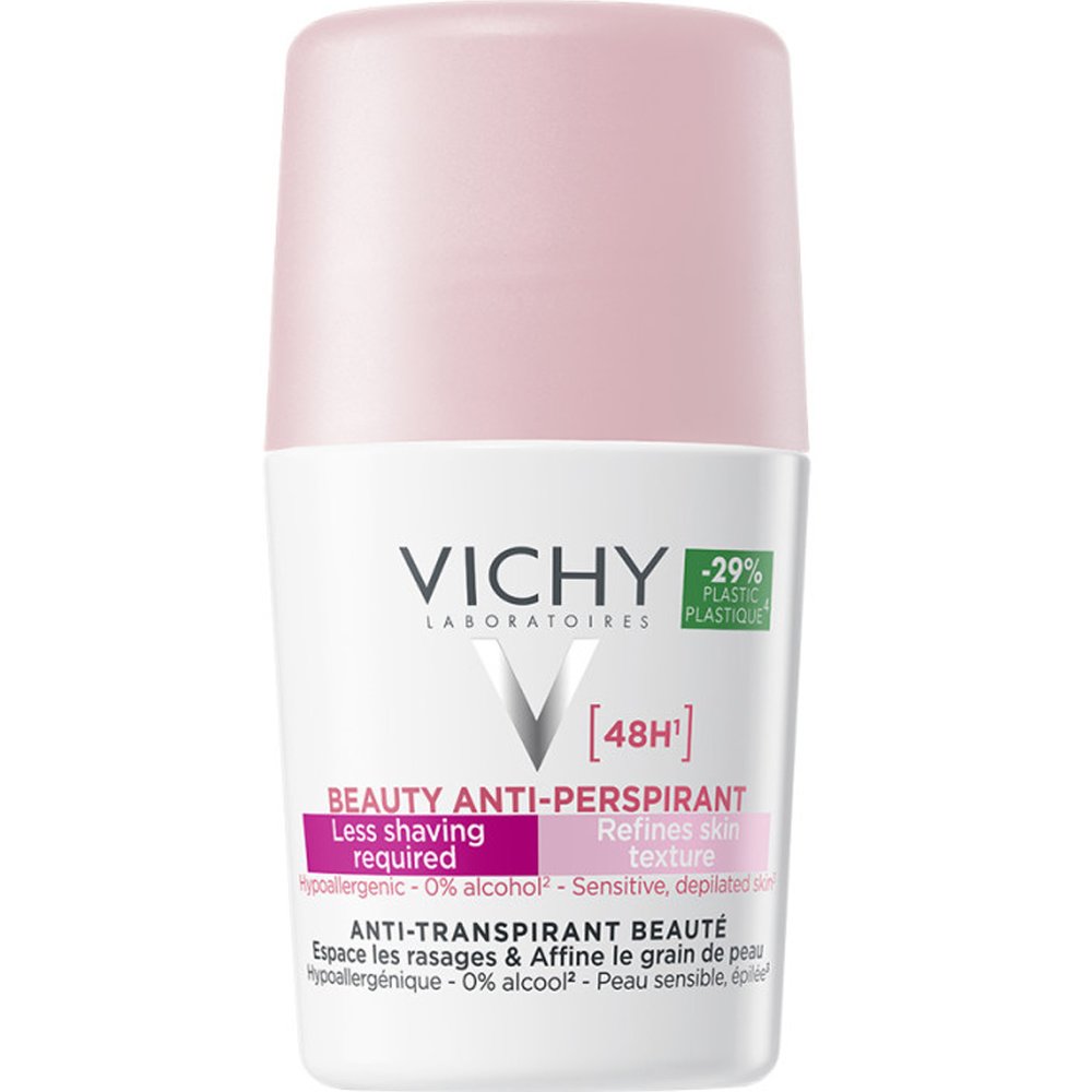 Vichy Ideal Finish 48h Deodorant & Anti-Perspirant Roll-on Αποσμητική Φροντίδα για Γυναίκες με Ευχάριστο Άρωμα 50ml