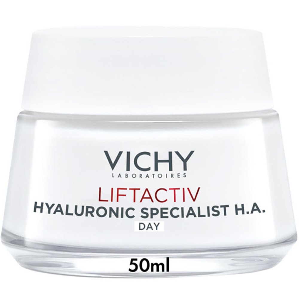 Vichy Liftactiv Hyaluronic Specialist H.A, Normal to Combination Skin Day Cream Αντιρυτιδική Κρέμα Προσώπου Ημέρας με Υαλουρονικό Οξύ για Δράση Κατά των Πρώτων Σημαδιών Γήρανσης για Κανονικές Έως Μεικτές Επιδερμίδες 50ml