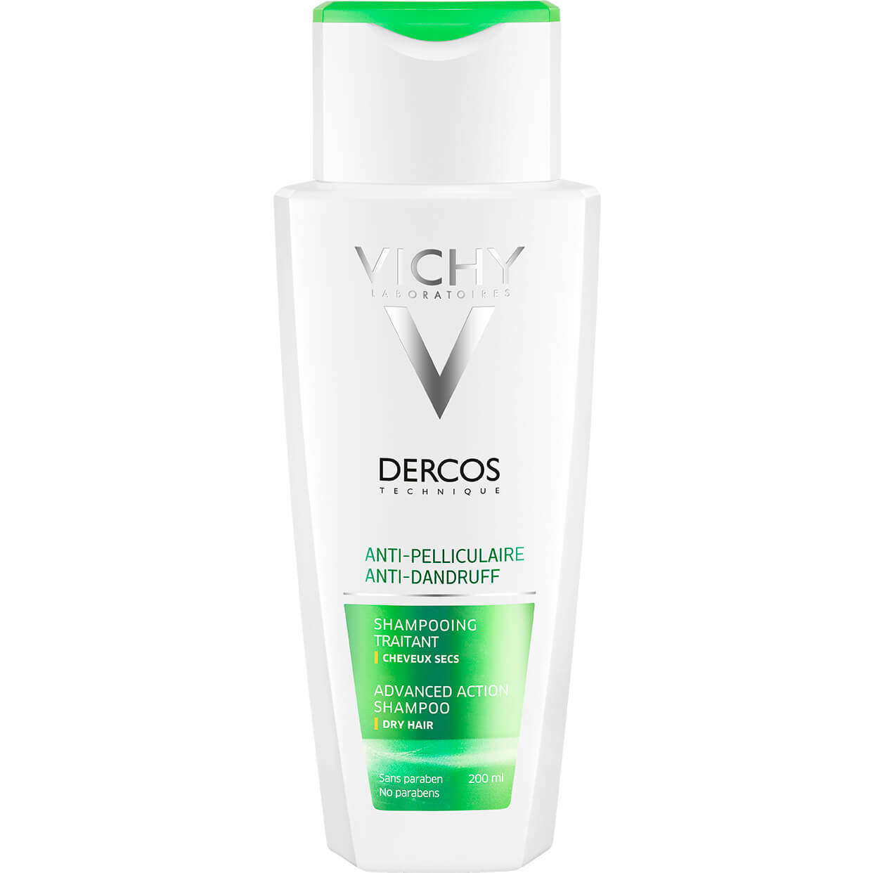 Vichy Dercos Shampoo Αντιπυτιριδικό Σαμπουάν Ξηρά Μαλλιά 200ml