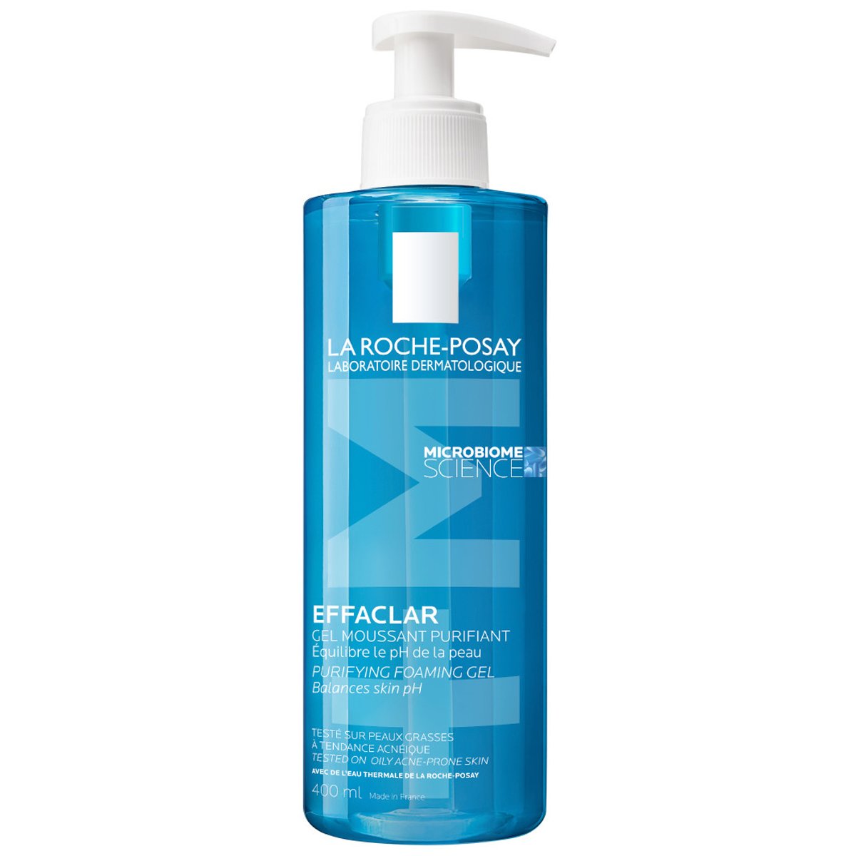La Roche-Posay Effaclar Purifying Foaming Gel Τζέλ Καθαρισμού Προσώπου για Λιπαρά Δέρματα με Τάση Ακμής 400ml