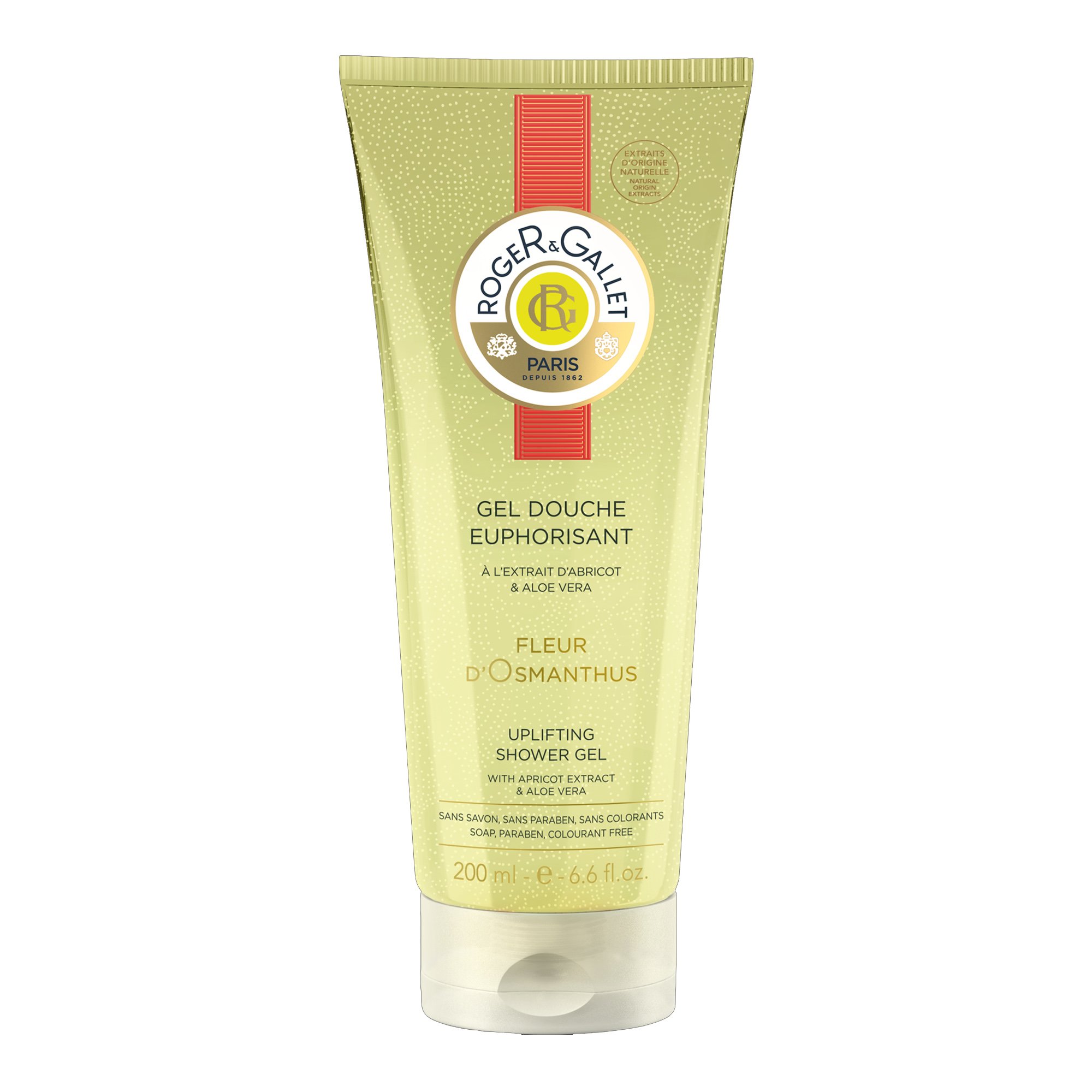 Roger & Gallet Fleur d’Osmanthus Uplifting Shower Gel Αναζωογονητικό Αφρόλουτρο Σώματος με Aloe Vera & Άρωμα Όσμανθου 200ml