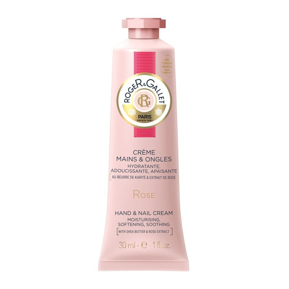 Roger & Gallet Rose Hand & Nail Cream Κρέμα Ενυδάτωσης για Χέρια & Νύχια, Κατάλληλη για Κανονικές προς Ξηρές Επιδερμίδες 30ml