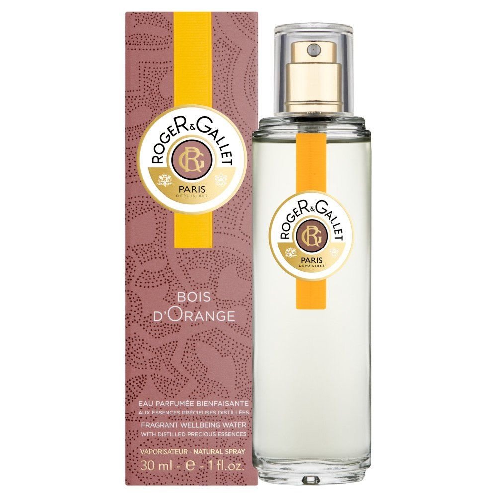 Roger & Gallet Bois d’Orange Fragrant Wellbeing Water Άρωμα με Νότες Πορτοκαλιού, Νεραντζιού & Κέδρου 30ml