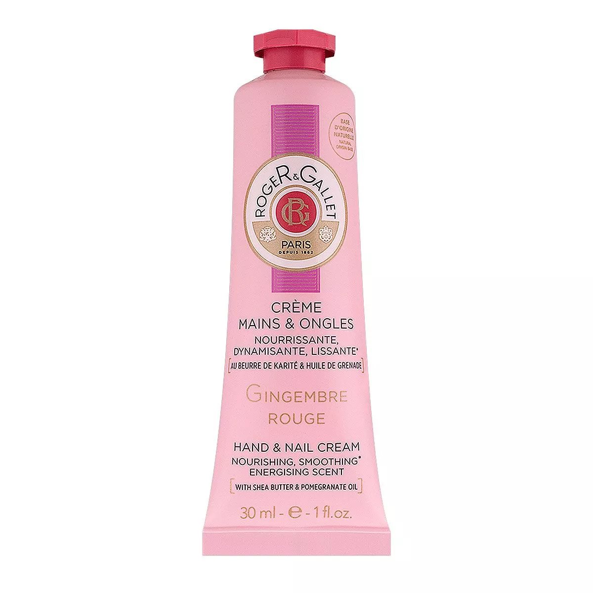 Roger & Gallet Gingembre Rouge Hand & Nail Cream Κρέμα Ενυδάτωσης για Χέρια & Νύχια, για Κανονικές προς Ξηρές Επιδερμίδες 30ml