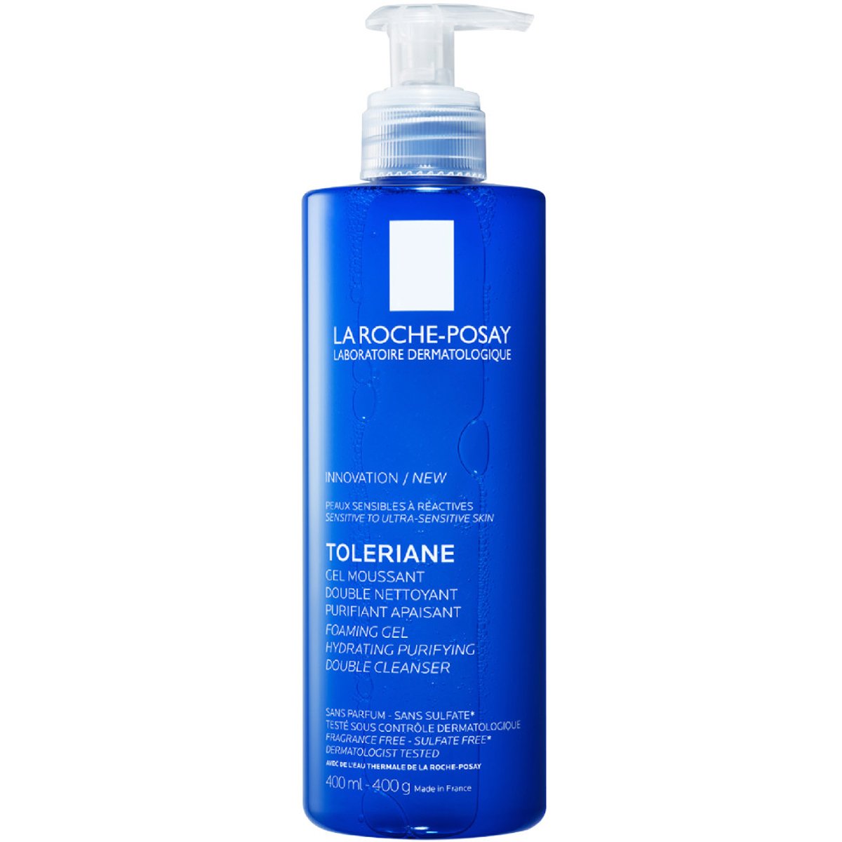 La Roche-Posay La Roche-Posay Toleriane Gel Moussant Double Cleanser Αφρώδες Gel Καθαρισμού Προσώπου για Ευαίσθητο Δέρμα 400ml