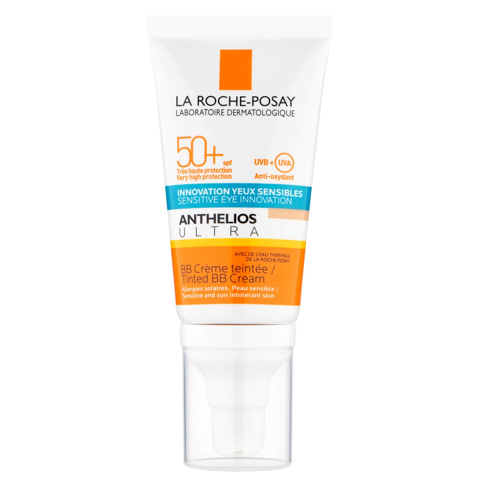 La Roche-Posay Anthelios Ultra Tinted BB Sensitive Cream Spf50+ Αντηλιακό Προσώπου με Χρώμα,Ενάντια στο Τσούξιμο των Ματιών 50ml