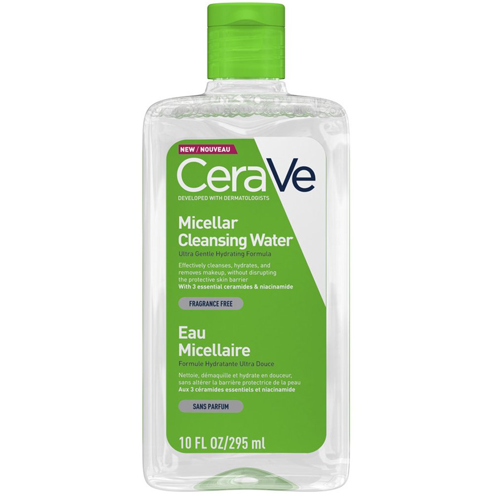 Cerave CeraVe Micellar Cleansing Water Νερό Καθαρισμού Προσώπου που Ενυδατώνει & Αφαιρεί το Μακιγιάζ 295ml