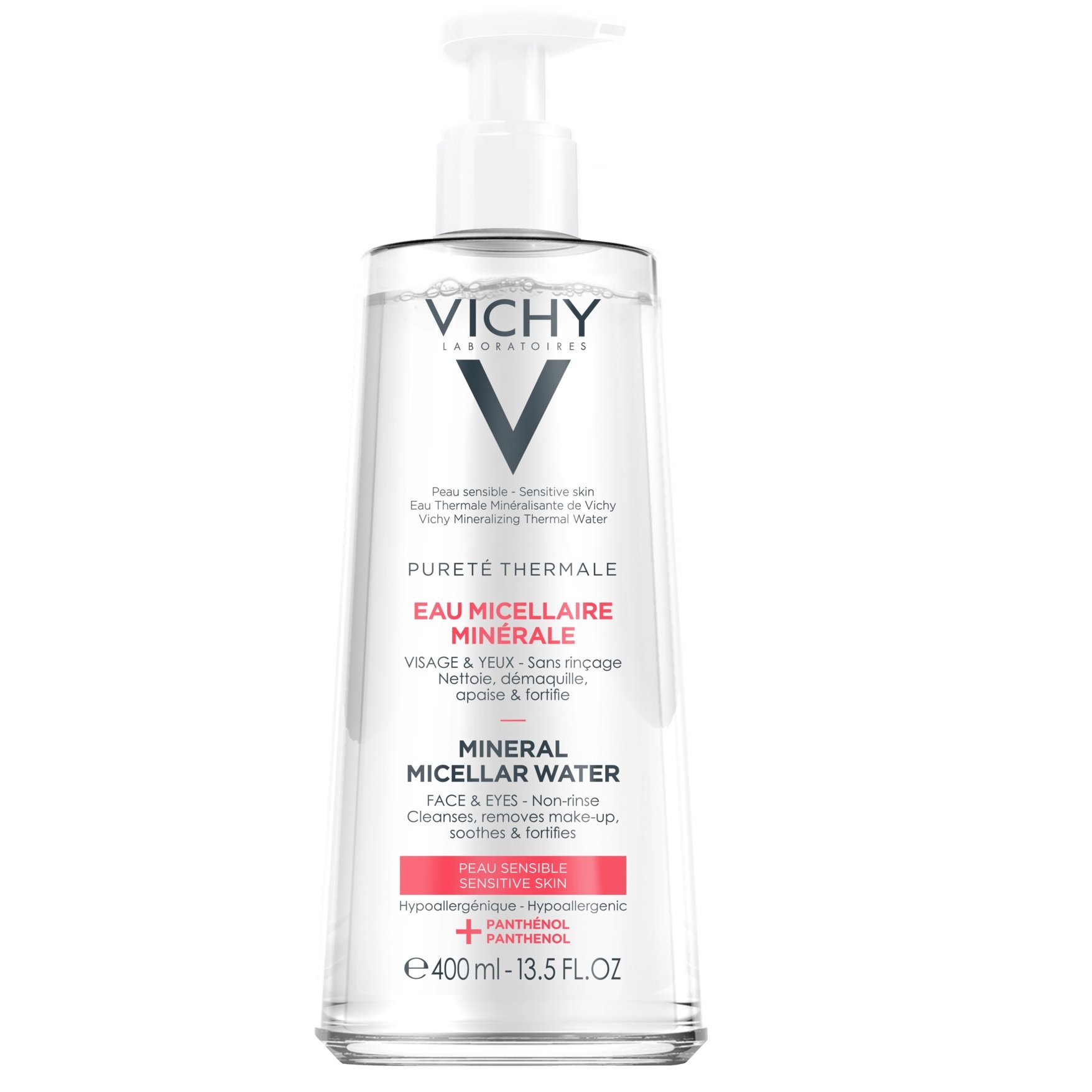 Vichy Purete Thermale Mineral Micellar Water Νερό Micellaire με Μεταλλικά Στοιχεία για Πρόσωπο & Μάτια 400ml