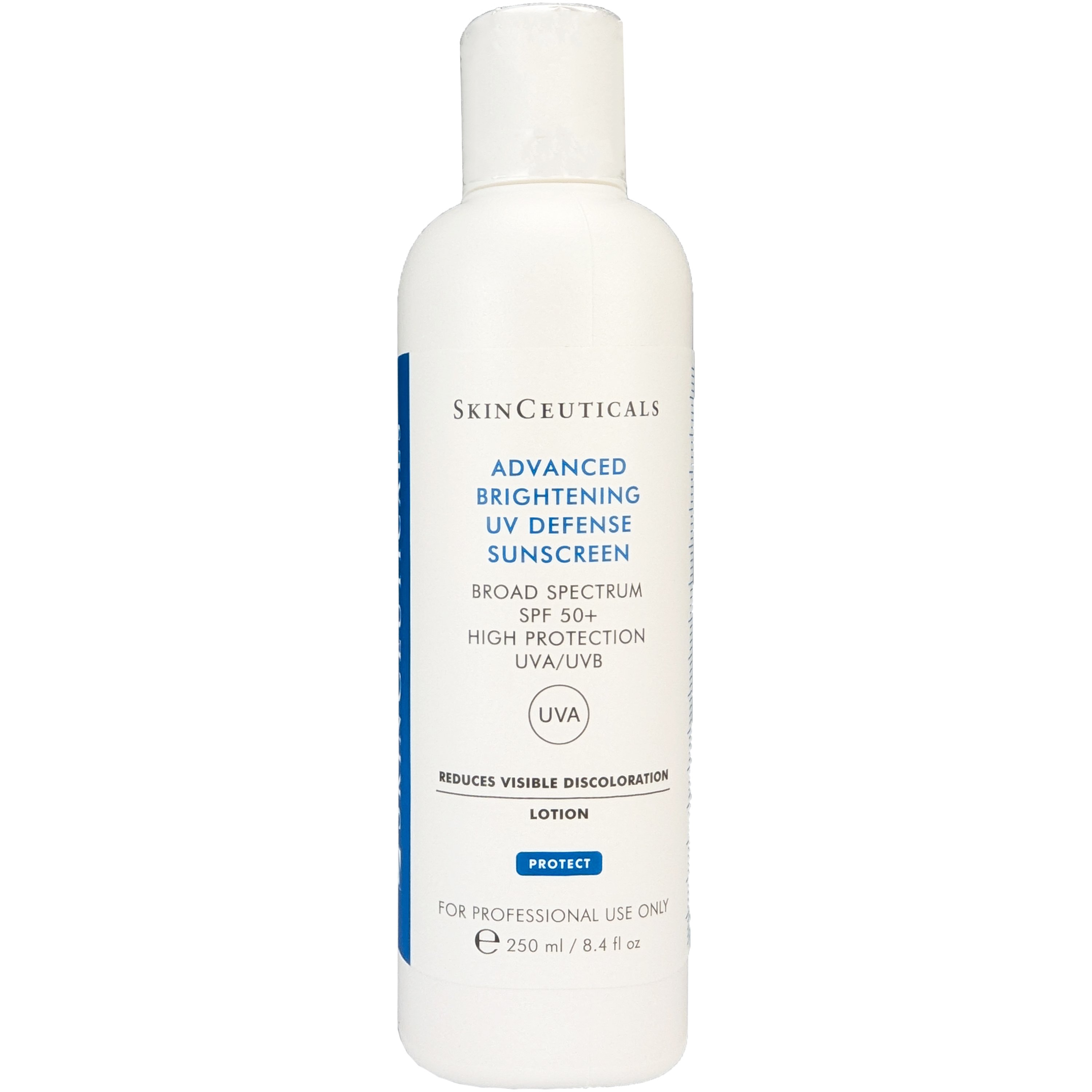 SkinCeuticals Skinceuticals Advanced Brightening UV Defense Sunscreen Lotion Spf50+ Αντηλιακή Λοσιόν Προσώπου - Σώματος Πολύ Υψηλής Προστασίας Ενάντια στις Δυσχρωμίες για Ομοιόμορφη Επιδερμίδα & Χρωματικό Τόνο 250ml